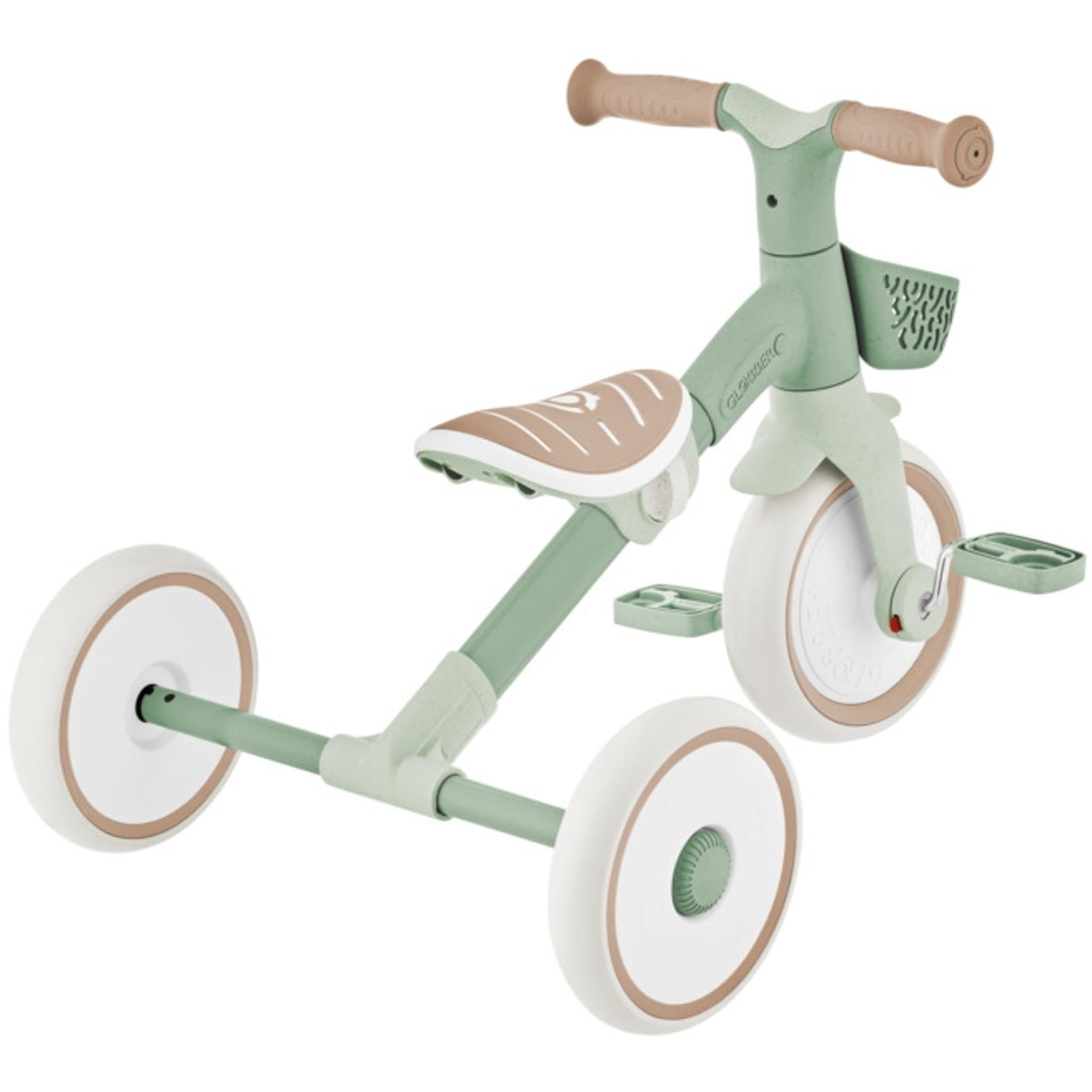Globber Learning Trike 2-in-1 Plus Ecologic Trike/Balance Bike Pistachio