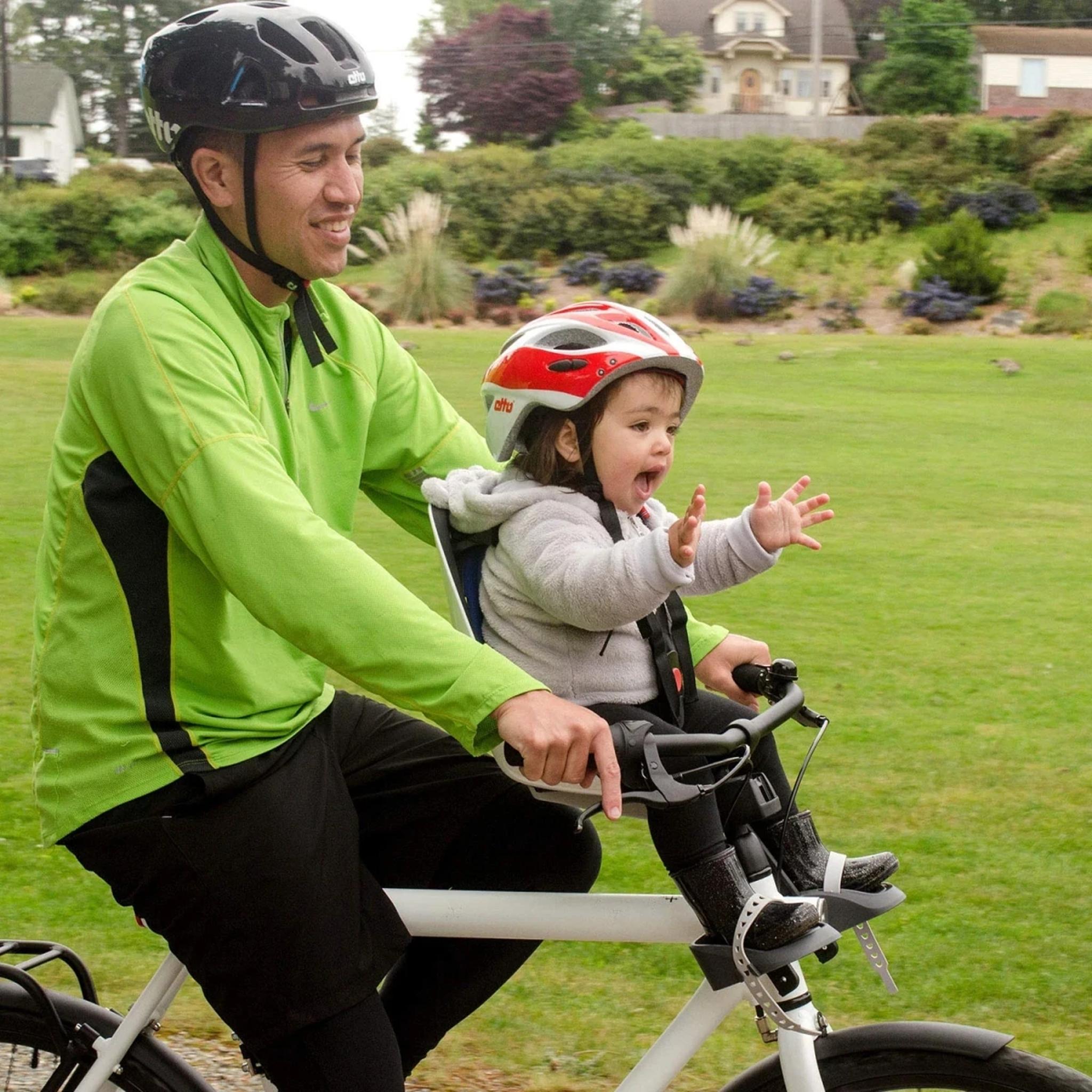 Hamax Observer Front Mount Child Bike Seat Grey/Red
