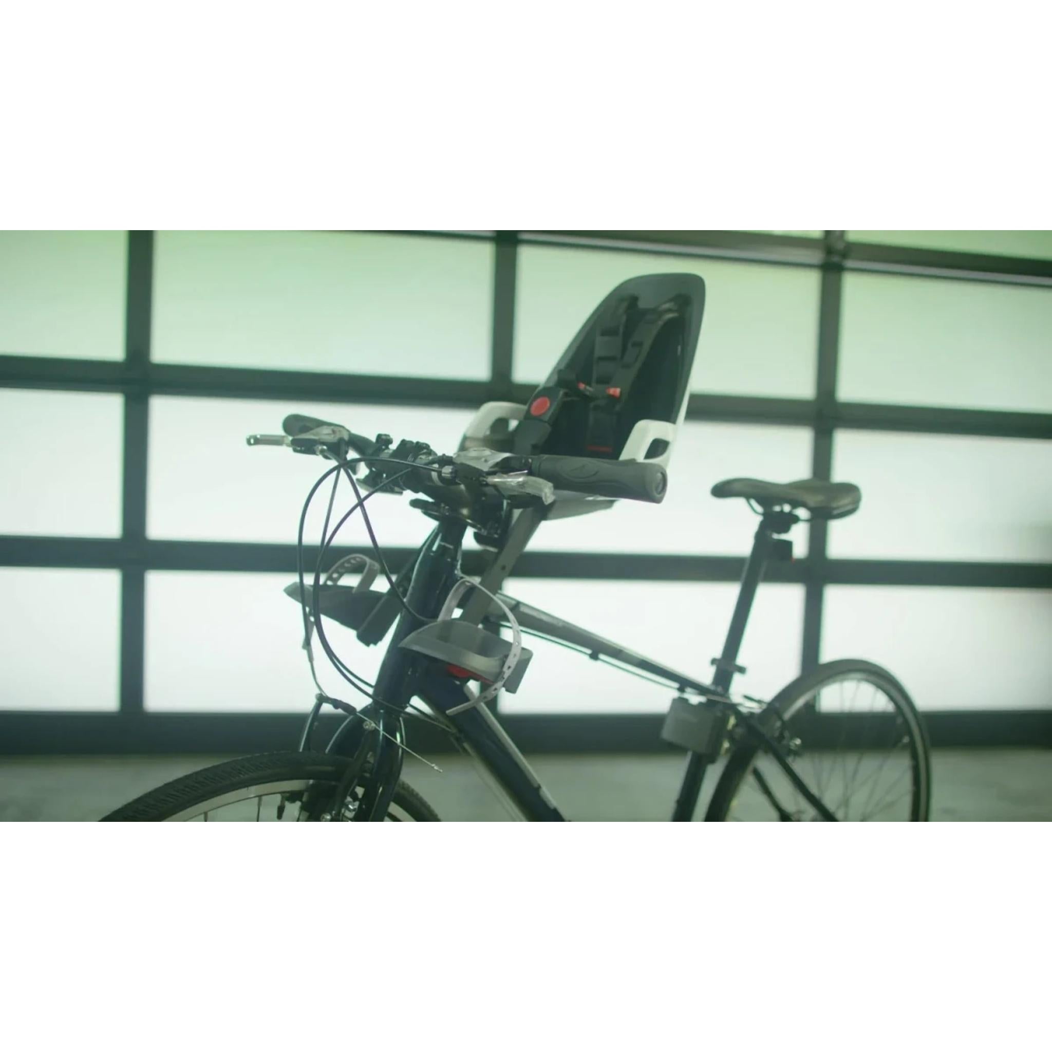 Hamax Observer Front Mount Child Bike Seat Grey/Red