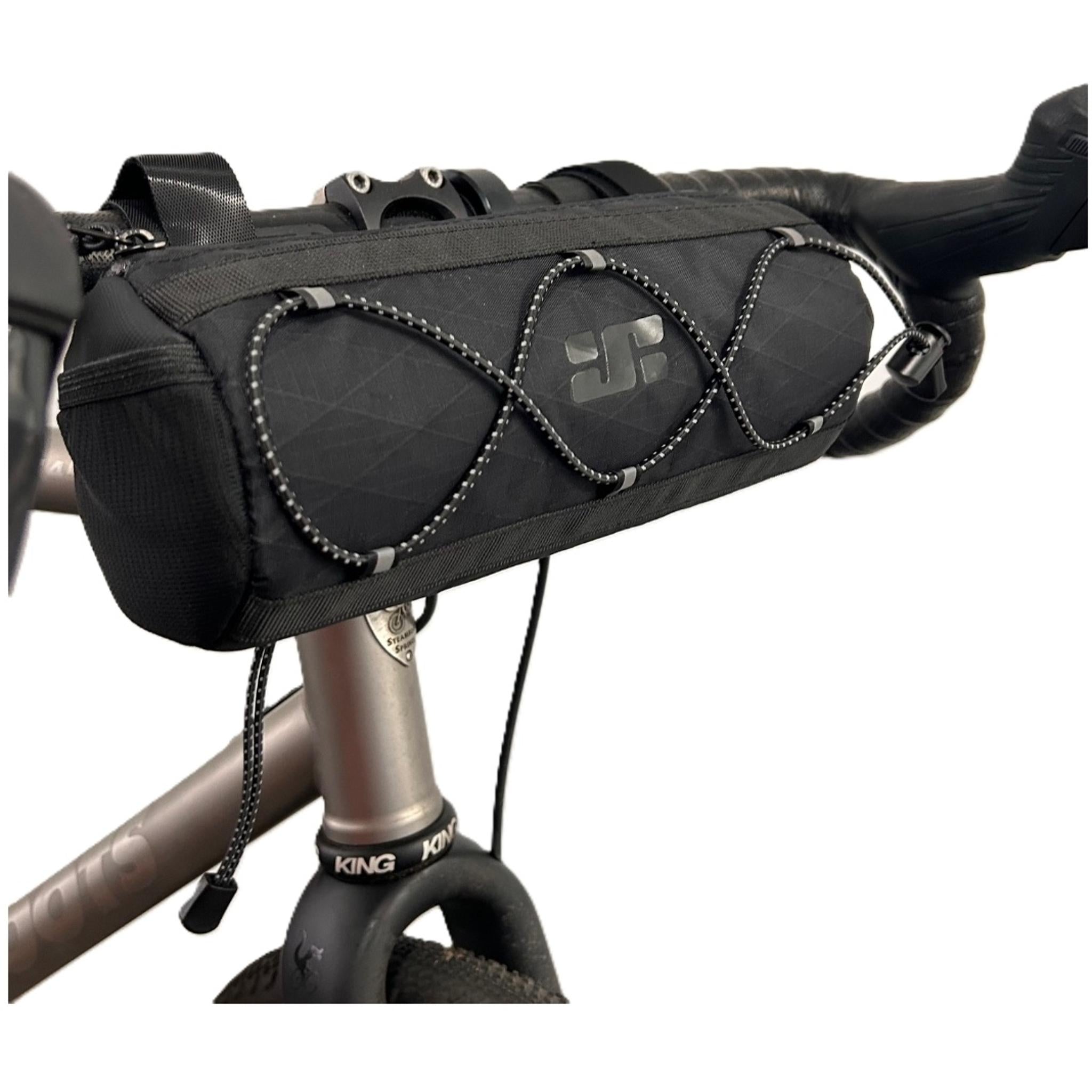 Jetblack JetPack Handle Bar Bag 1.8L Black