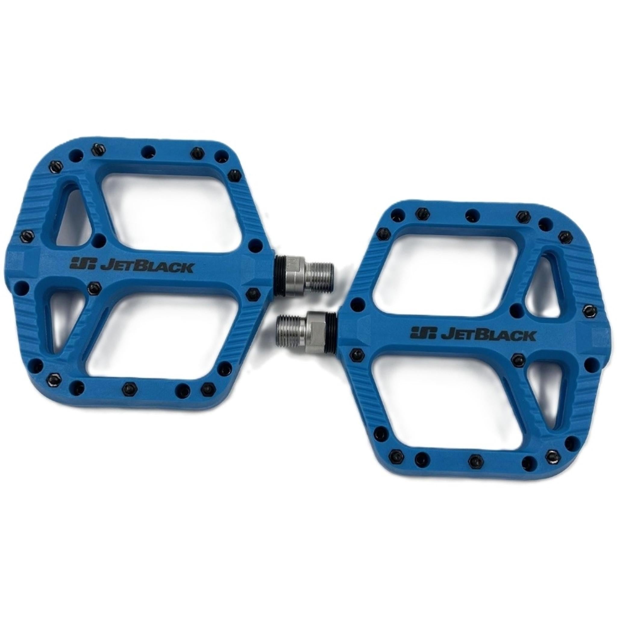 Jetblack ThermoComp Flat Pedals Blue