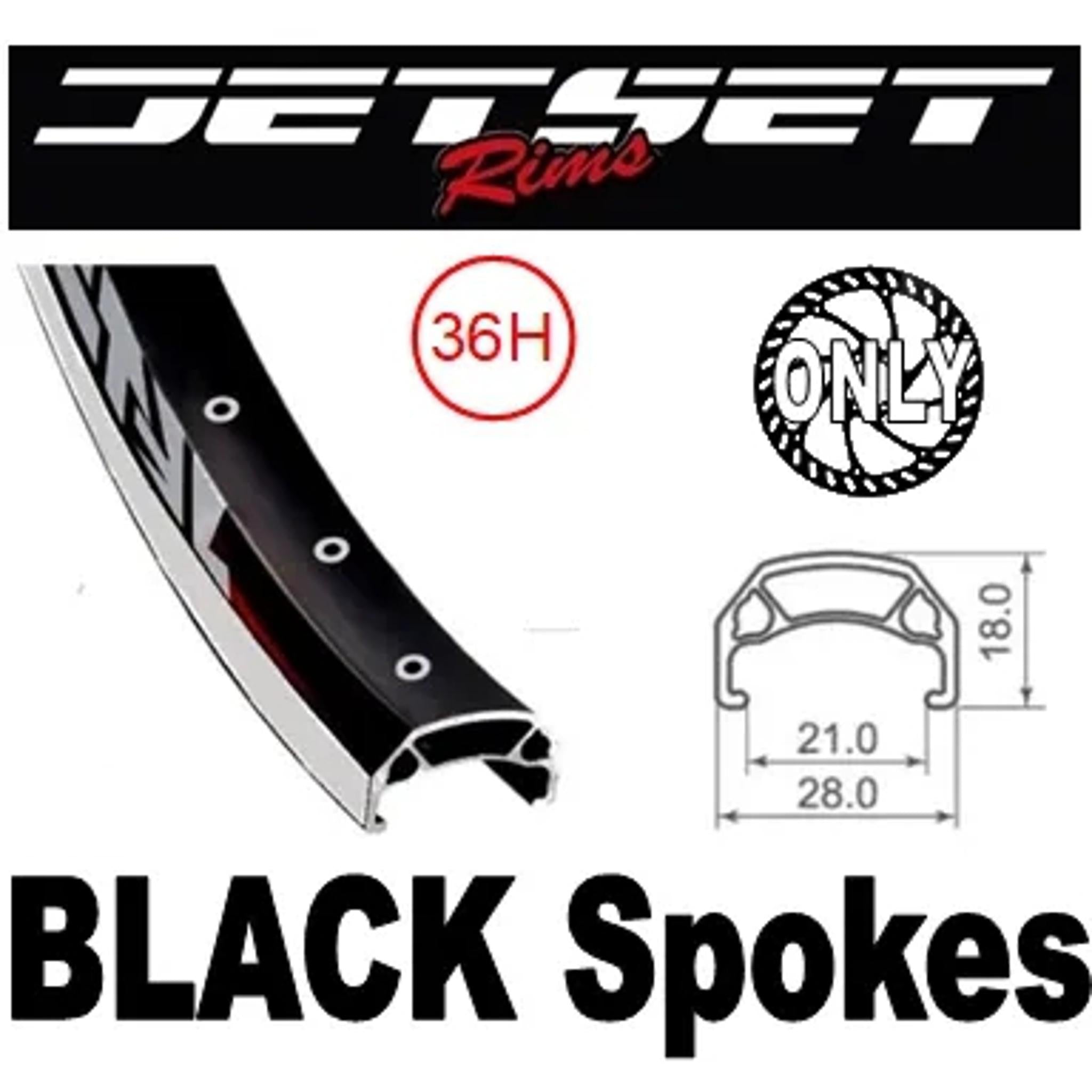 Jetset CH-E213 Joytech 8/10-Speed QR MTB Rear Wheel 26''