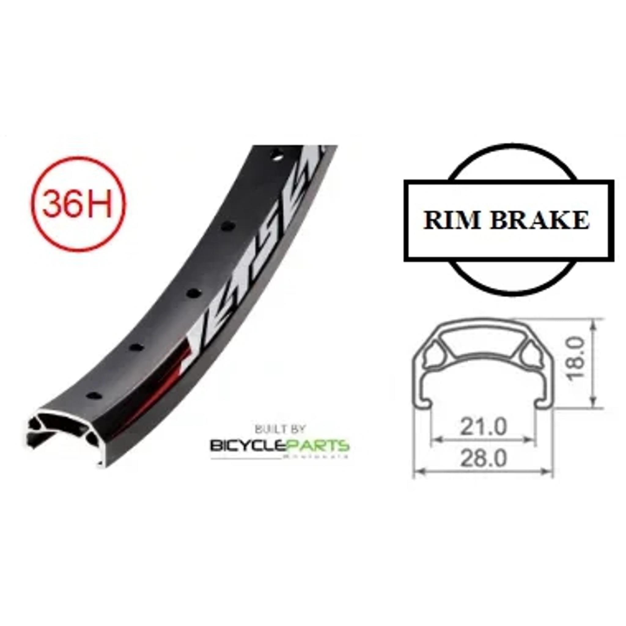 Jetset CH-E213 Screw-On 20'' BMX/Youth Rear Wheel 110mm