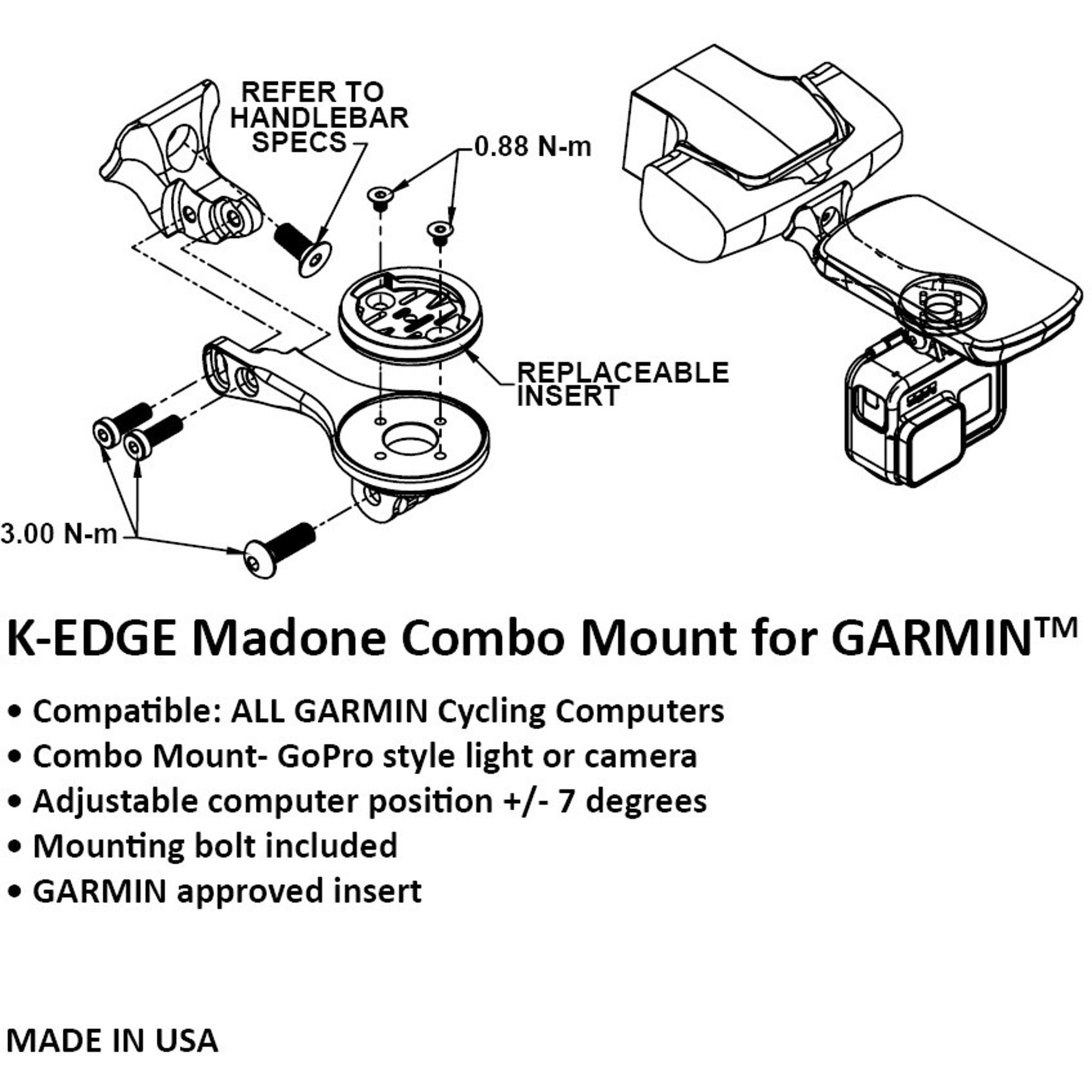 K-Edge Integrated Handlebar Mount (Trek Madone Gen 6 / Emonda)