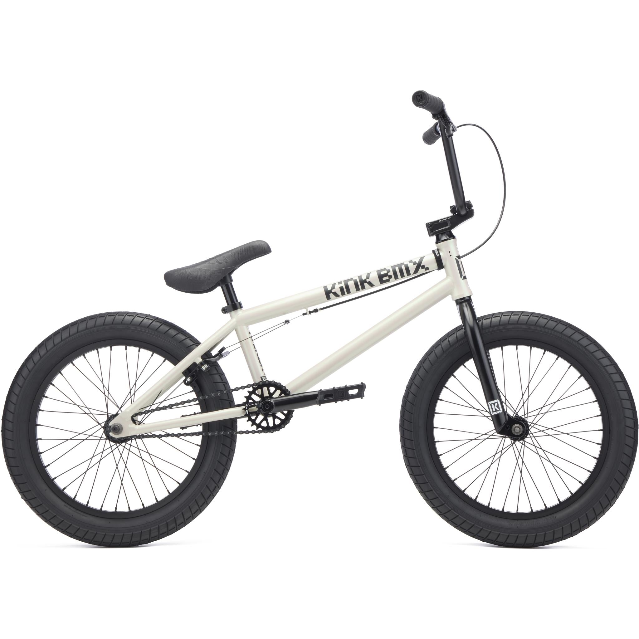 Kink Kicker 18'' BMX Bike Glacier White