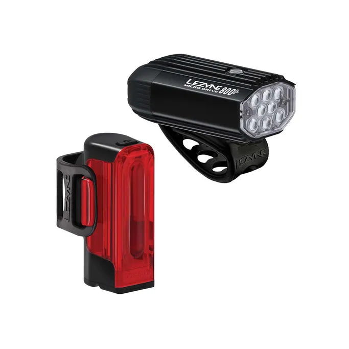 Lezyne Micro Drive 800+/Strip Drive 300 Lumens Lightset