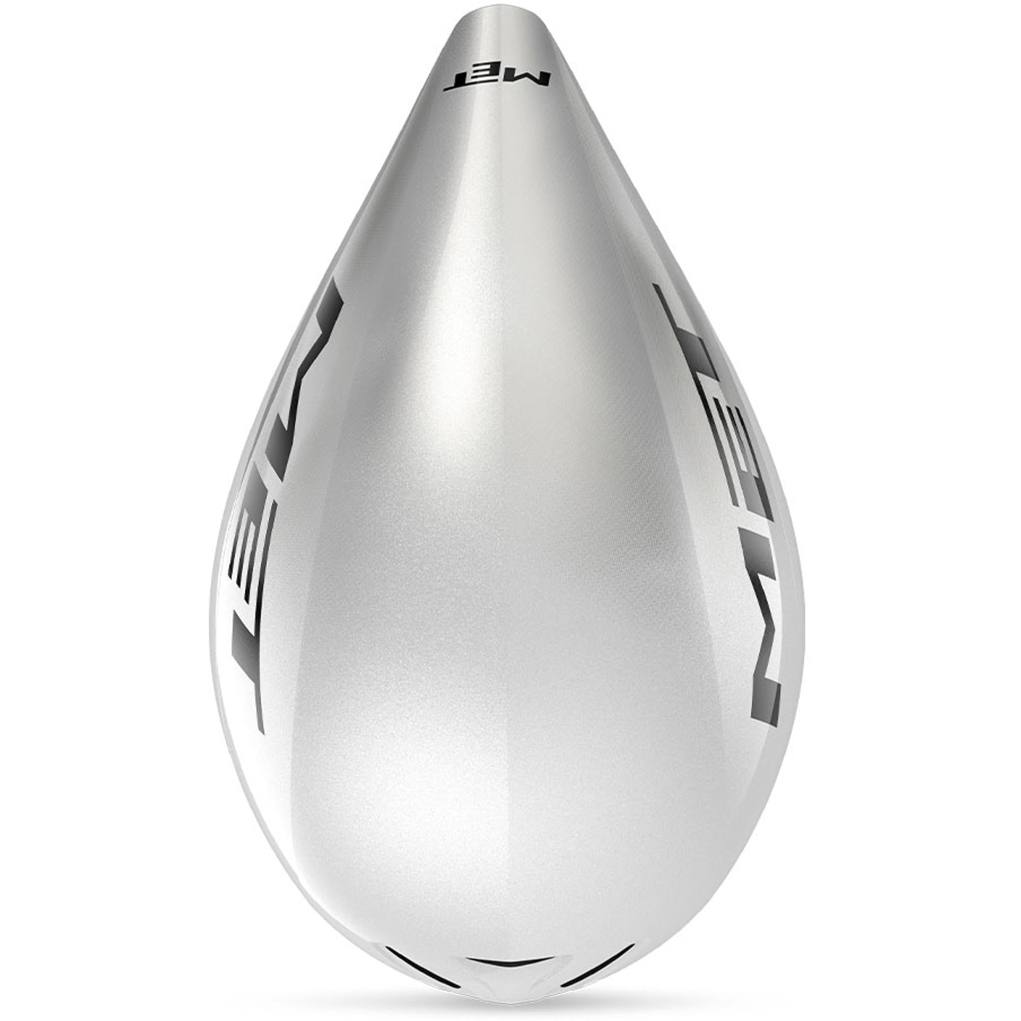 MET Drone Wide Body II Aero Road Helmet White Metallic/Glossy