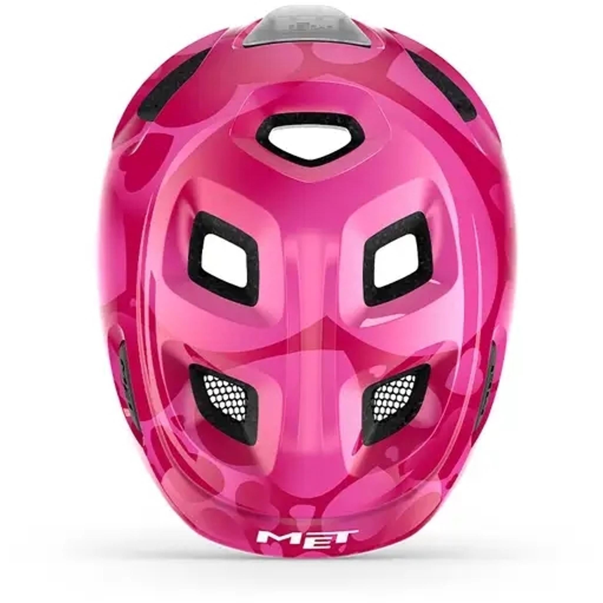 MET Hooray MIPS Kids Helmet Pink Hearts