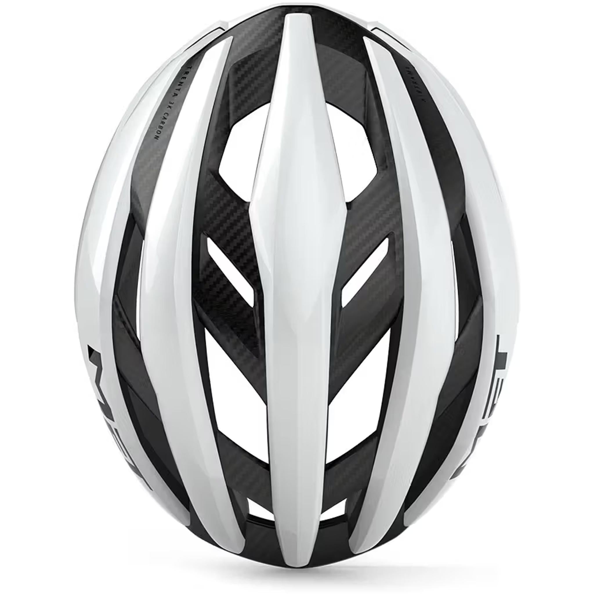 MET Trenta 3K Carbon MIPS Road Helmet Glossy White