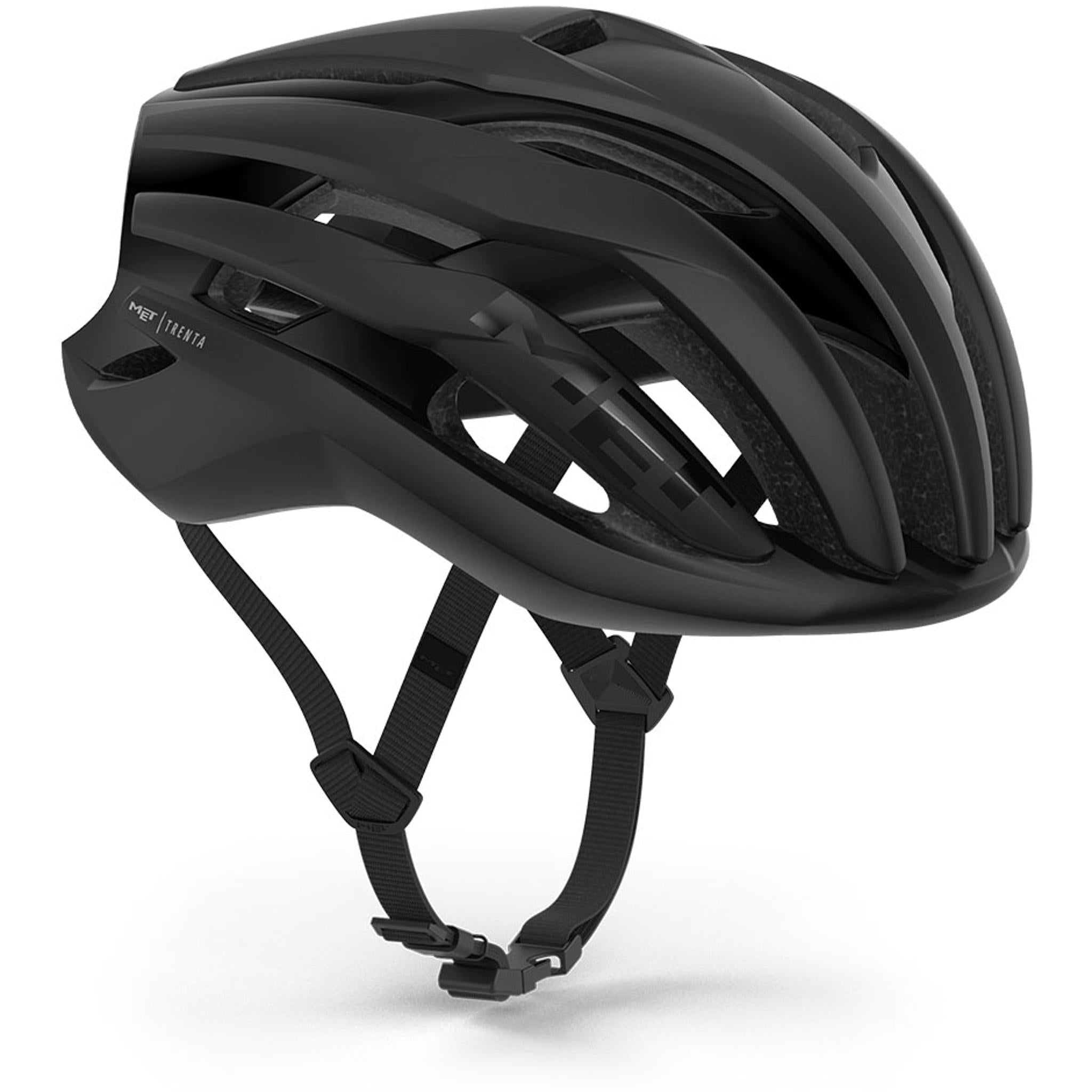 MET Trenta MIPS Road Helmet Black Matt Glossy