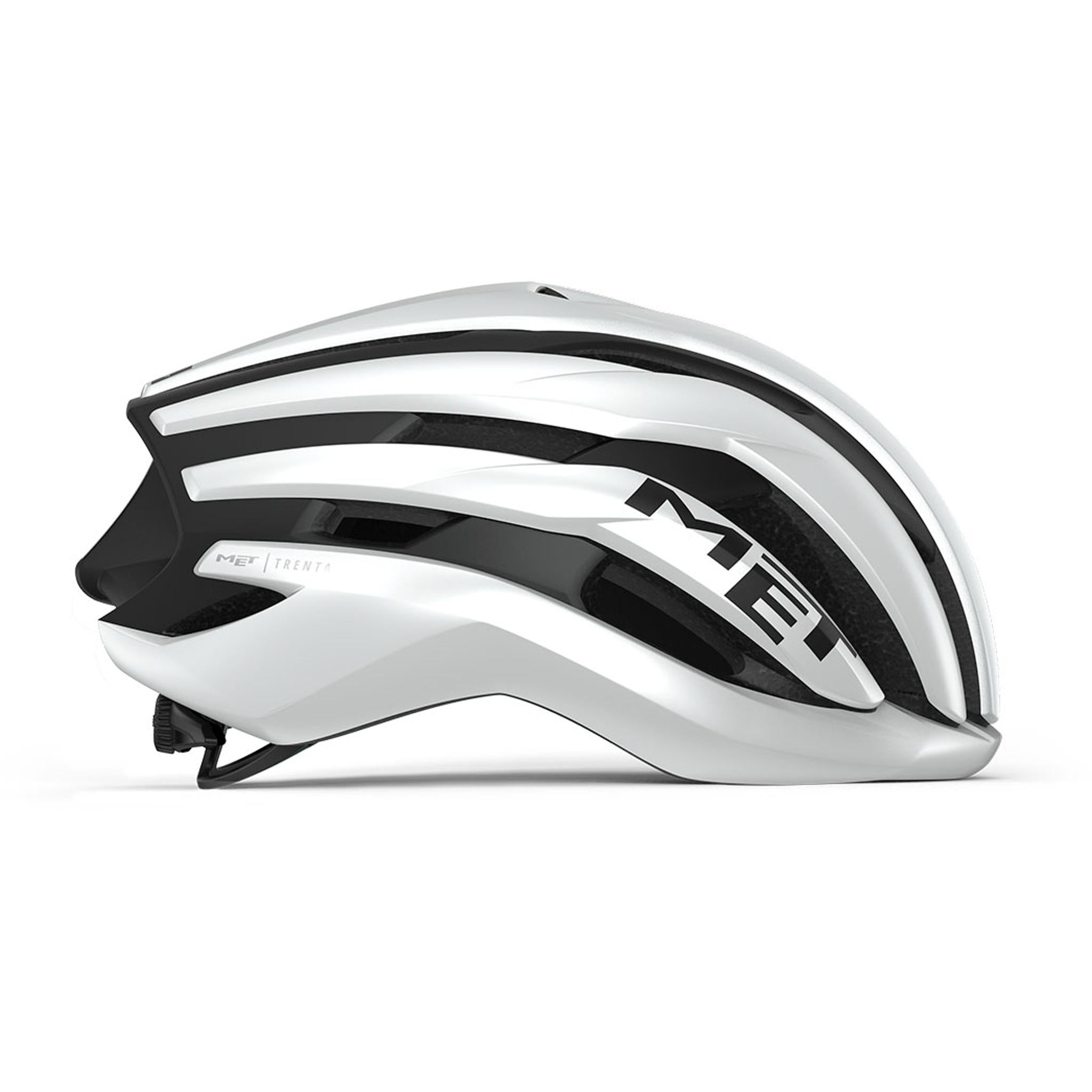 MET Trenta MIPS Road Helmet White Black Matt Glossy