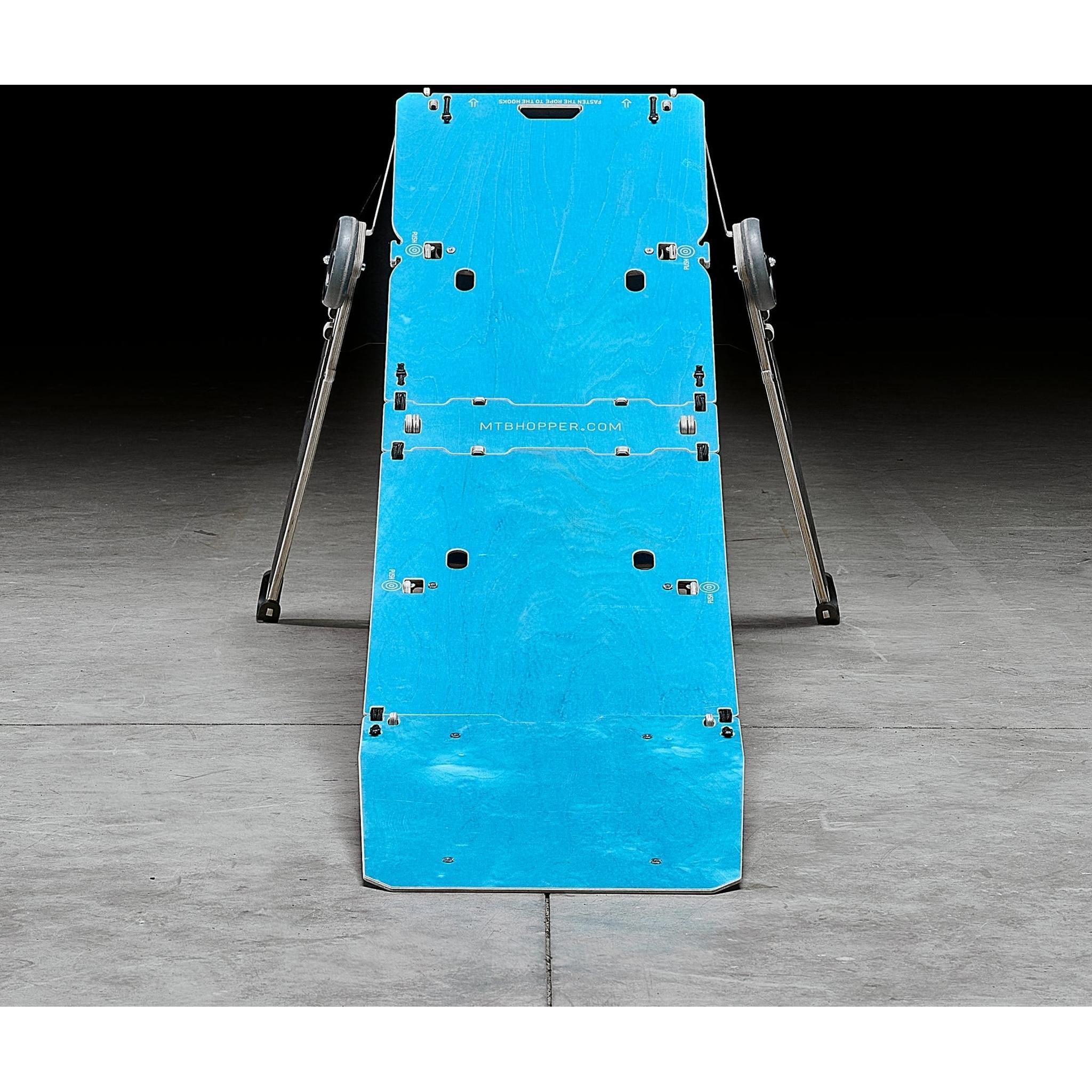 MTB Hopper LIL AIR Portable Folding Bike Jump Ramp Blue