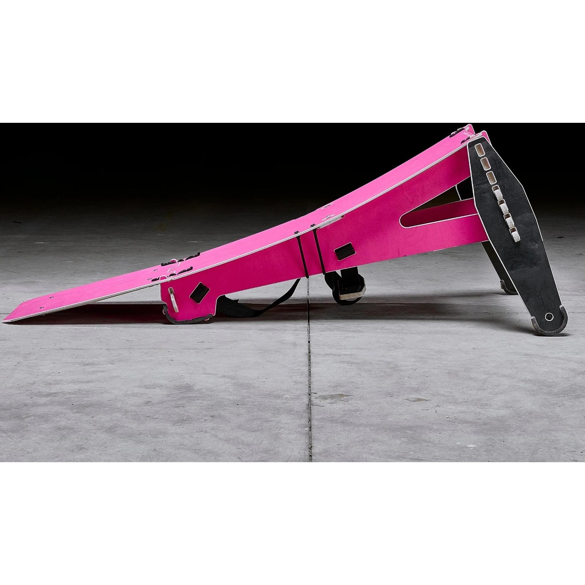 MTB Hopper STREET Portable Folding BMX Jump Ramp Pink