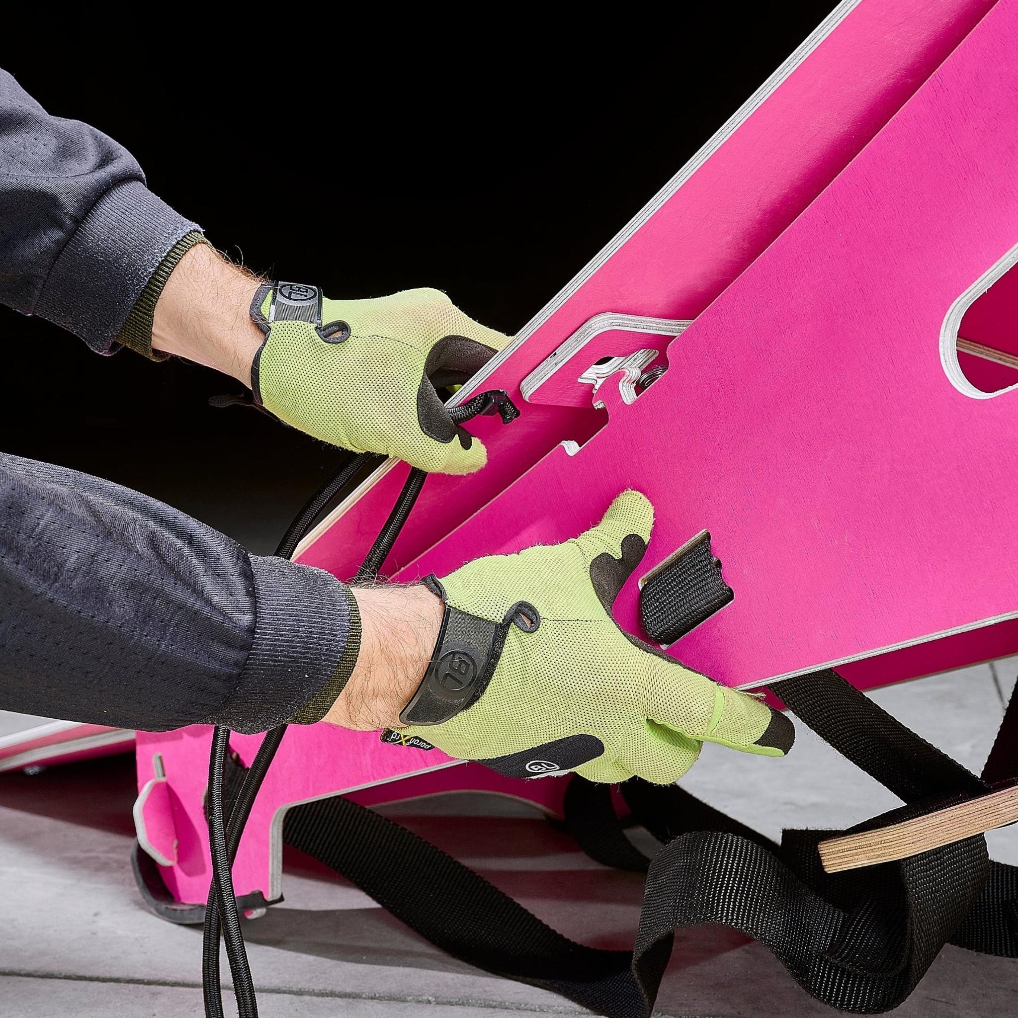 MTB Hopper STREET Portable Folding BMX Jump Ramp Pink