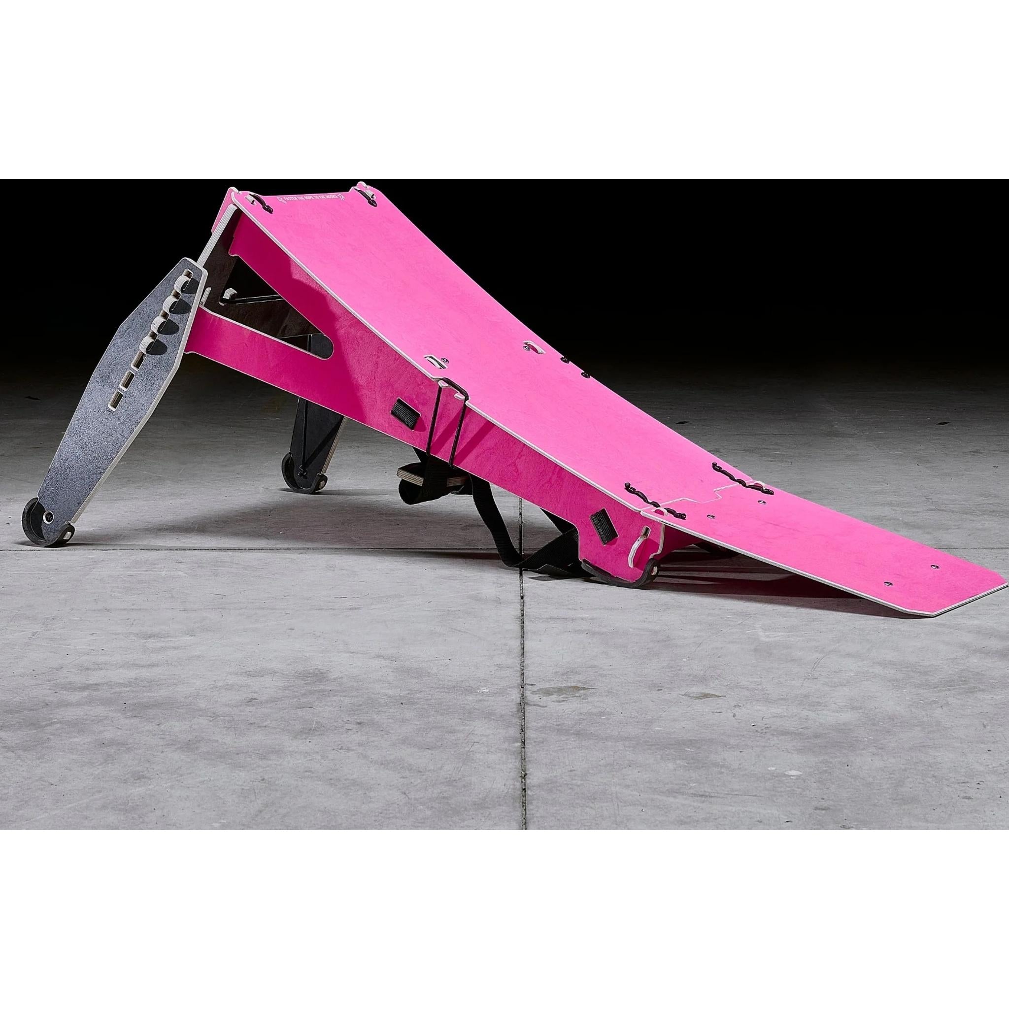 MTB Hopper STREET Portable Folding BMX Jump Ramp Pink