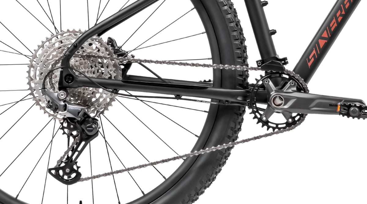 Silverback SE Series 12 Hardtail Trail Bike Blackout Blaze