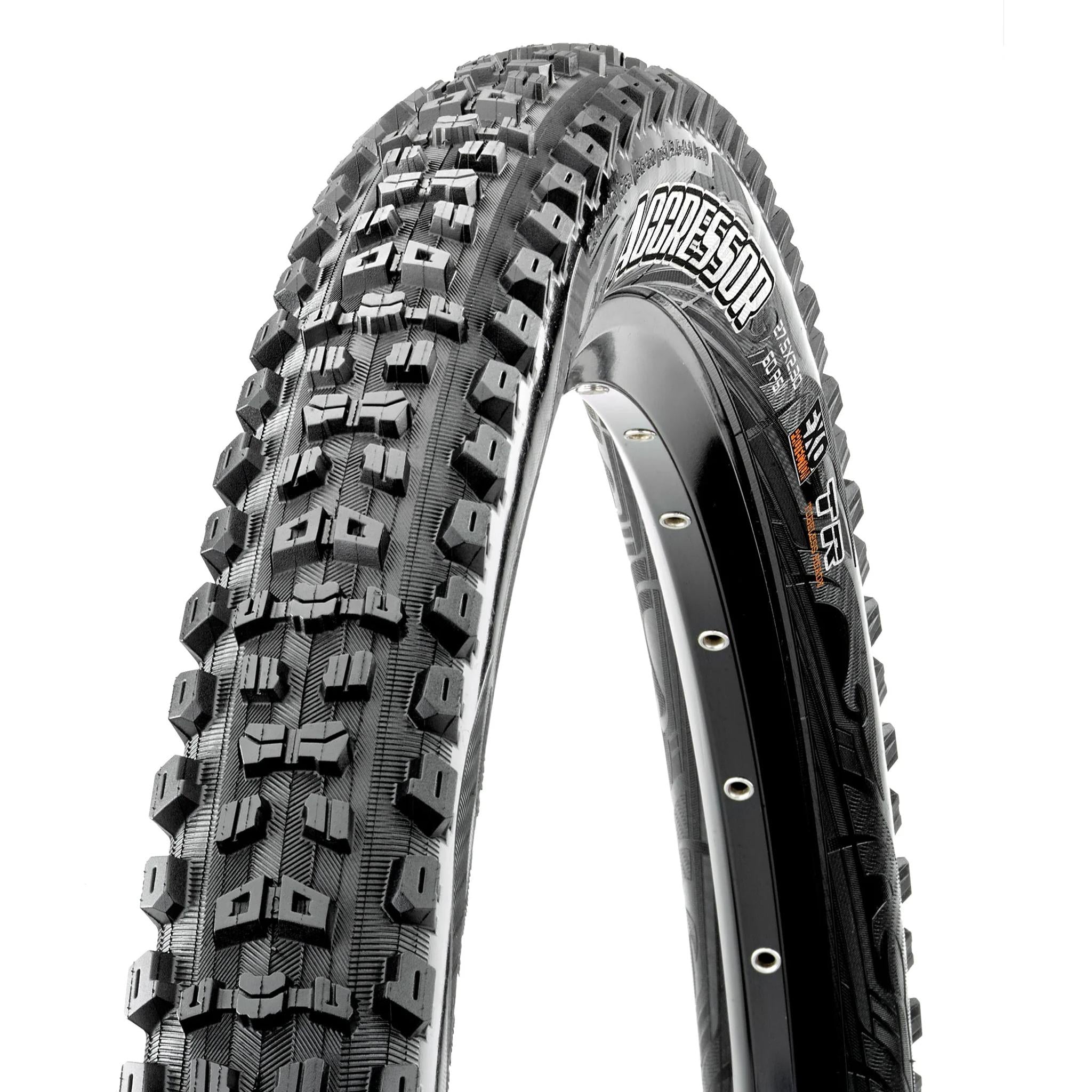 Maxxis Aggressor EXO TR 60TPI Dual Compound Folding MTB Tyre 29x2.30'' Black
