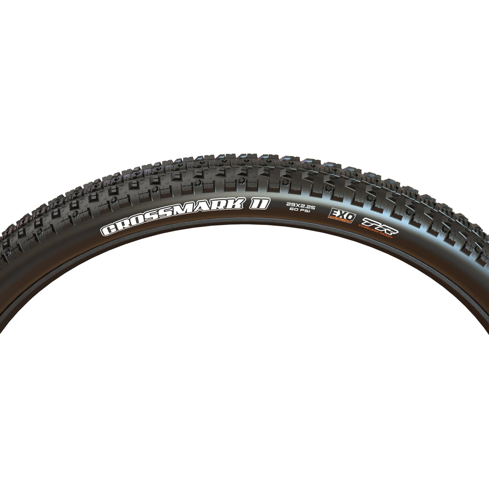 Maxxis Crossmark II XC TR EXO 60TPI Folding MTB Tyre 29x2.10'' Black
