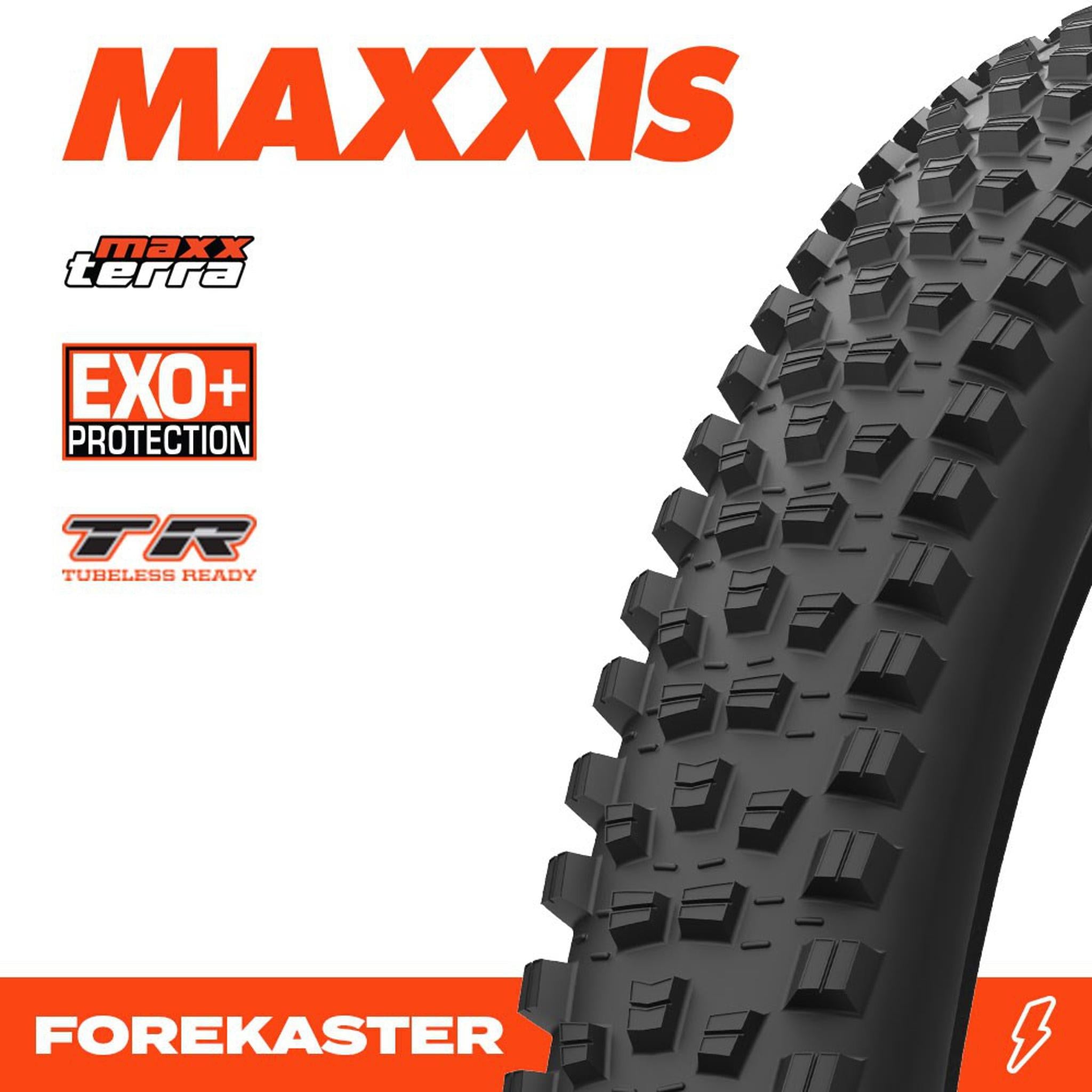 Maxxis Forekaster Gen 2 3C WT TR MaxxTerra EXO+ MTB Tire 27.5 x 2.4''