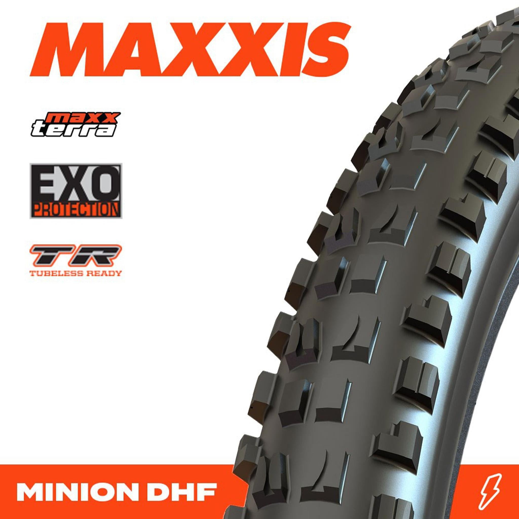 Maxxis Minion DHF TR WT 3C MaxxTerra EXO Folding MTB Tyre 29x2.5''