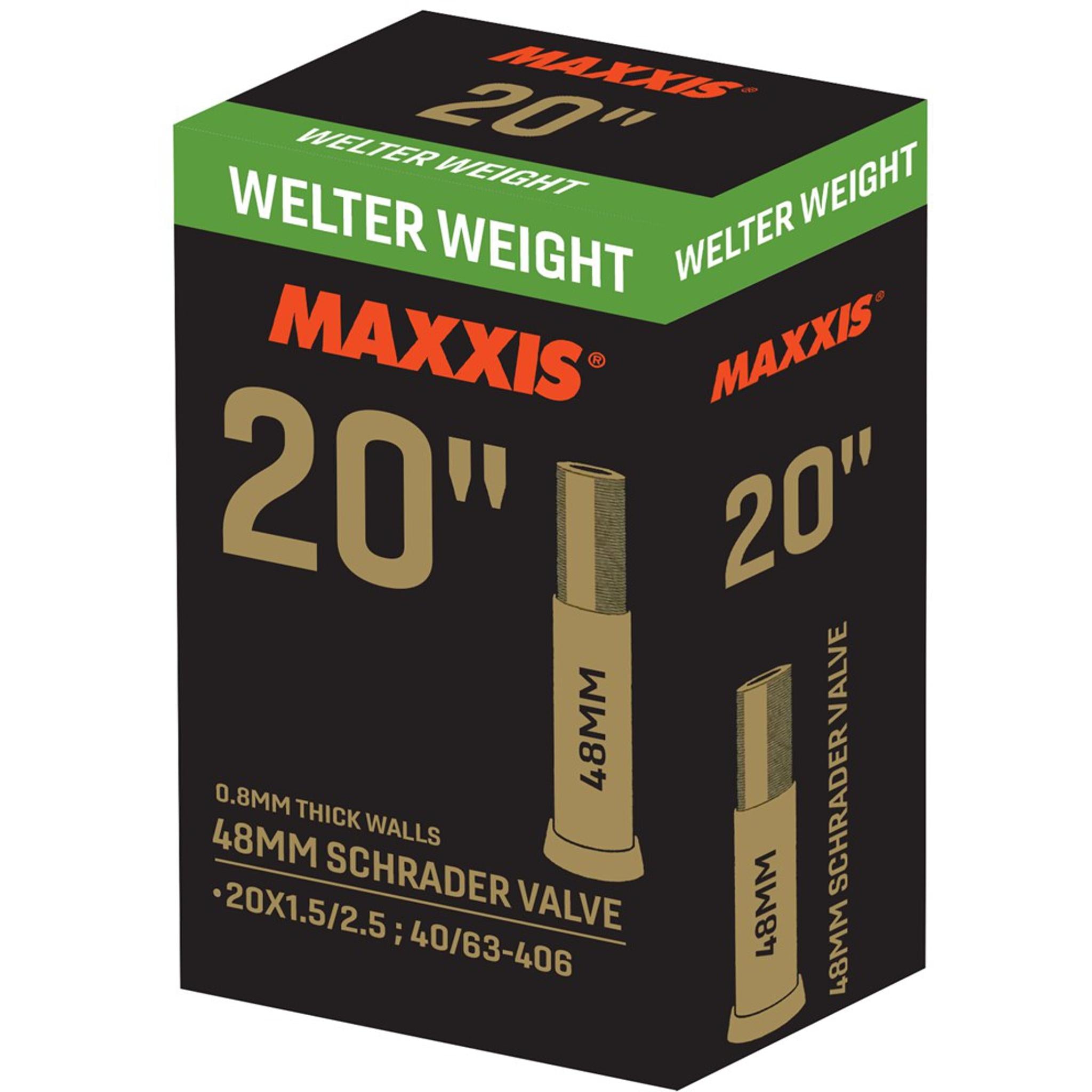 Maxxis Welterweight Inner Tube SV48 20x1.50-2.50'' Black