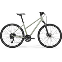 Merida Crossway 300 Womens Specific Hybrid Bike Matte Early Moss Grey/Green