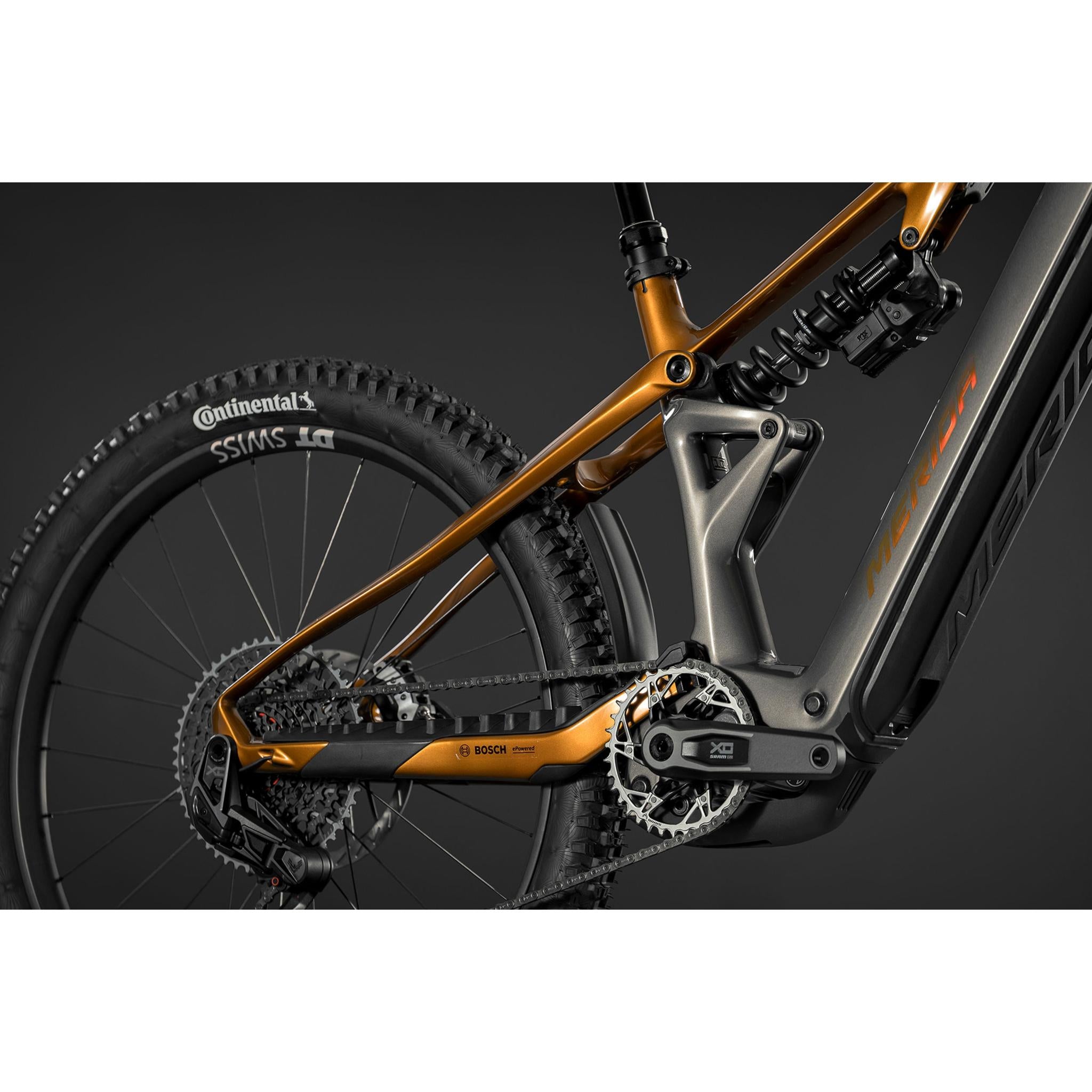 Merida Lithos 10K Electric Enduro Bike Grey/Wild Honey