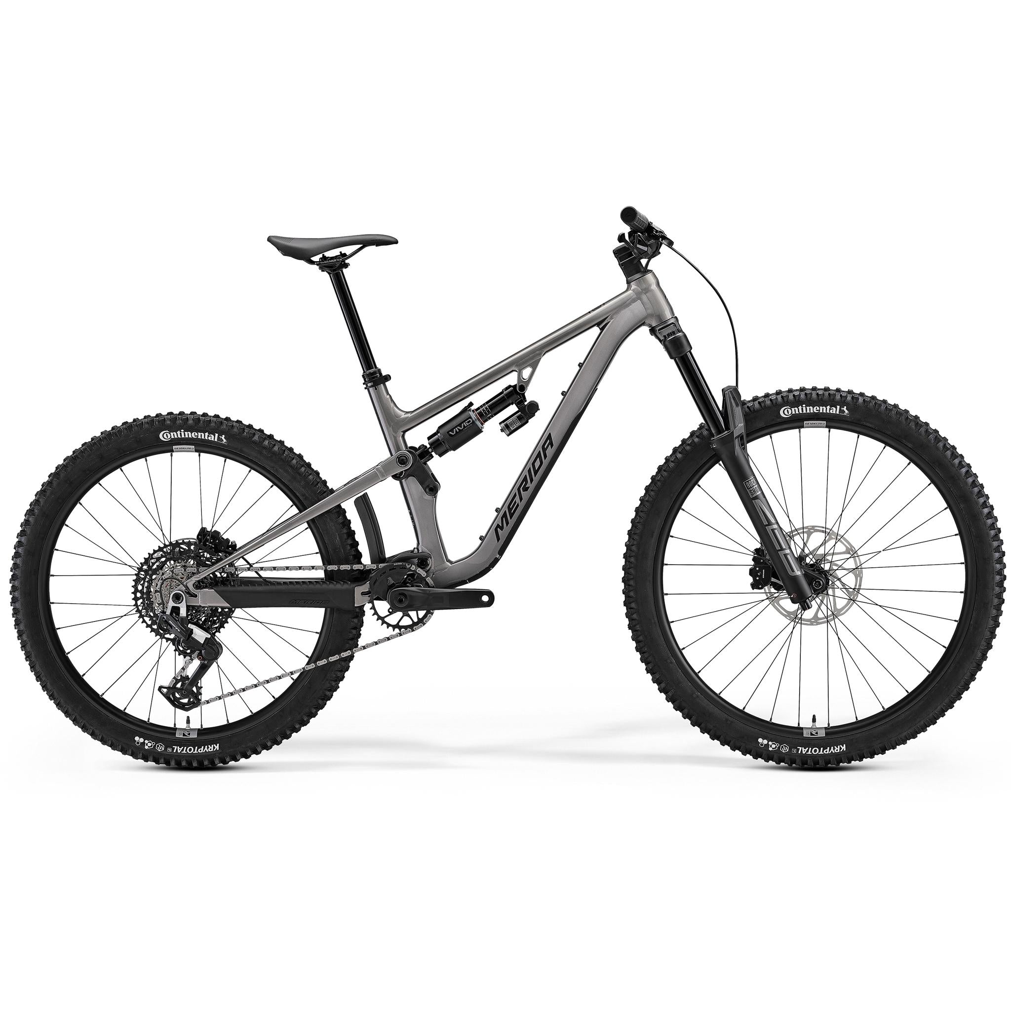 Merida One-Sixty 700 Enduro Bike Warm Slate Grey/Golden Black