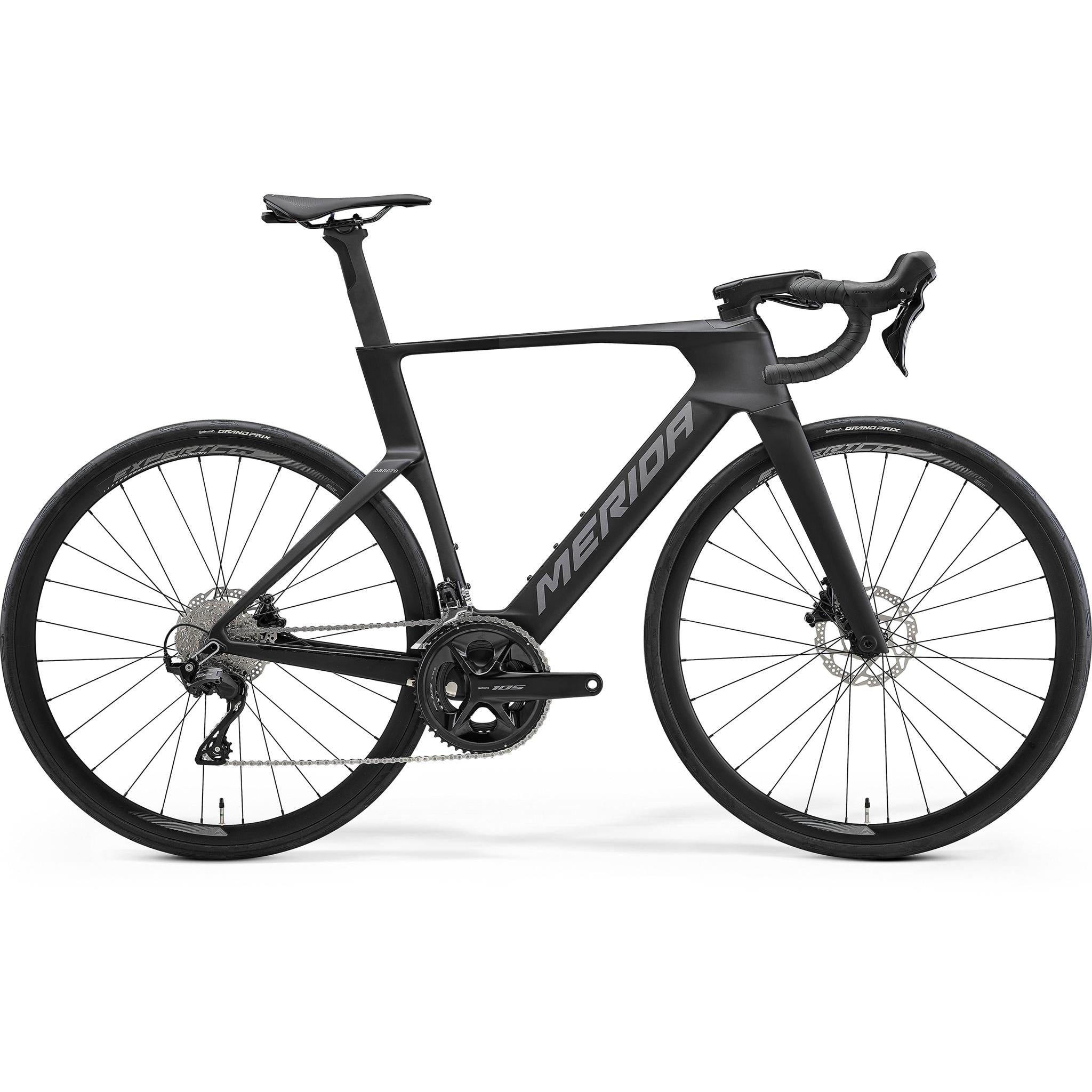 Merida Reacto 4000 Aero Road Bike Silk Black/Gunmetal Grey