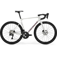 Merida Scultura 8000 Road Race Bike Matt White/Rainbow Purple