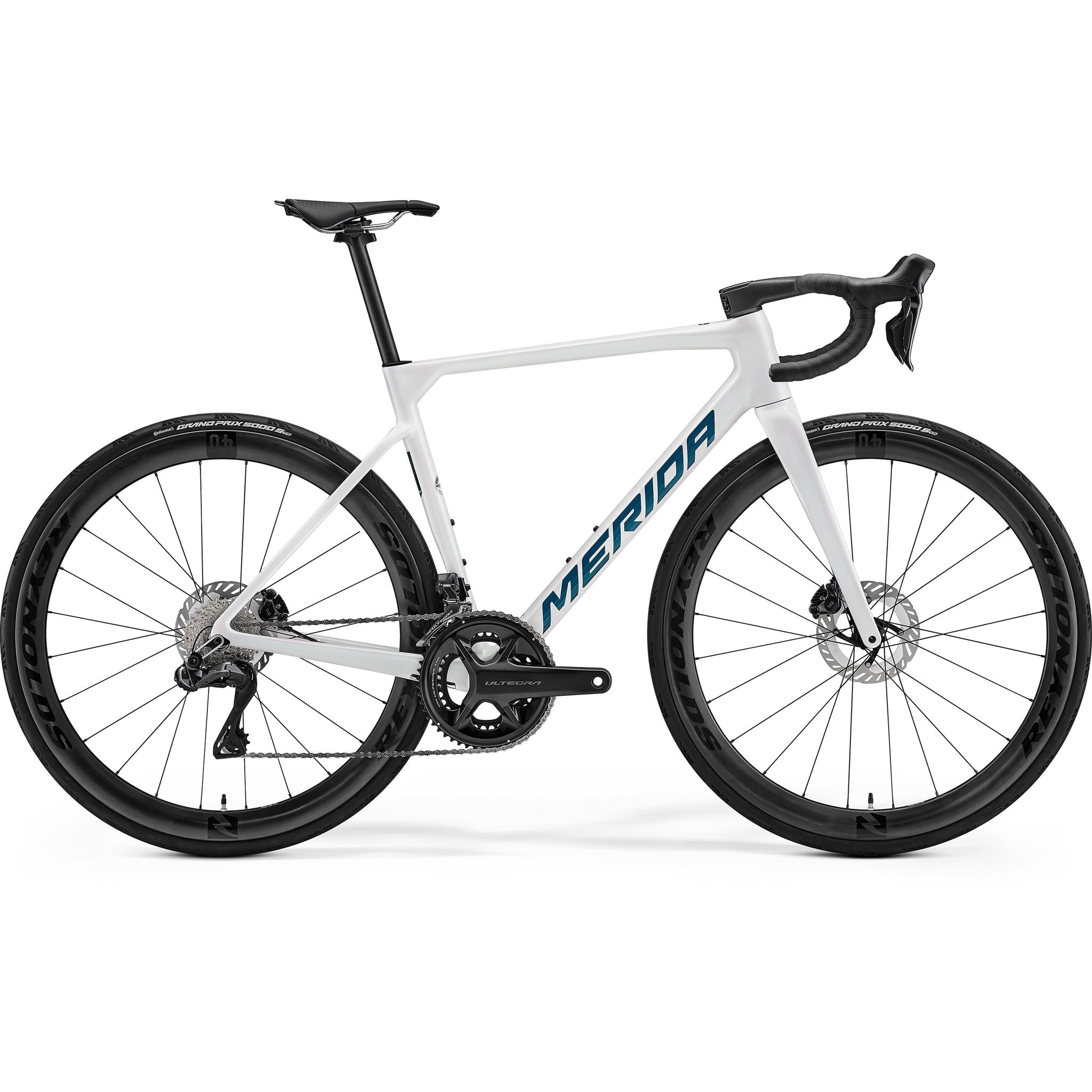 Merida Scultura 8000 Road Race Bike Matt White/Rainbow Purple – 99