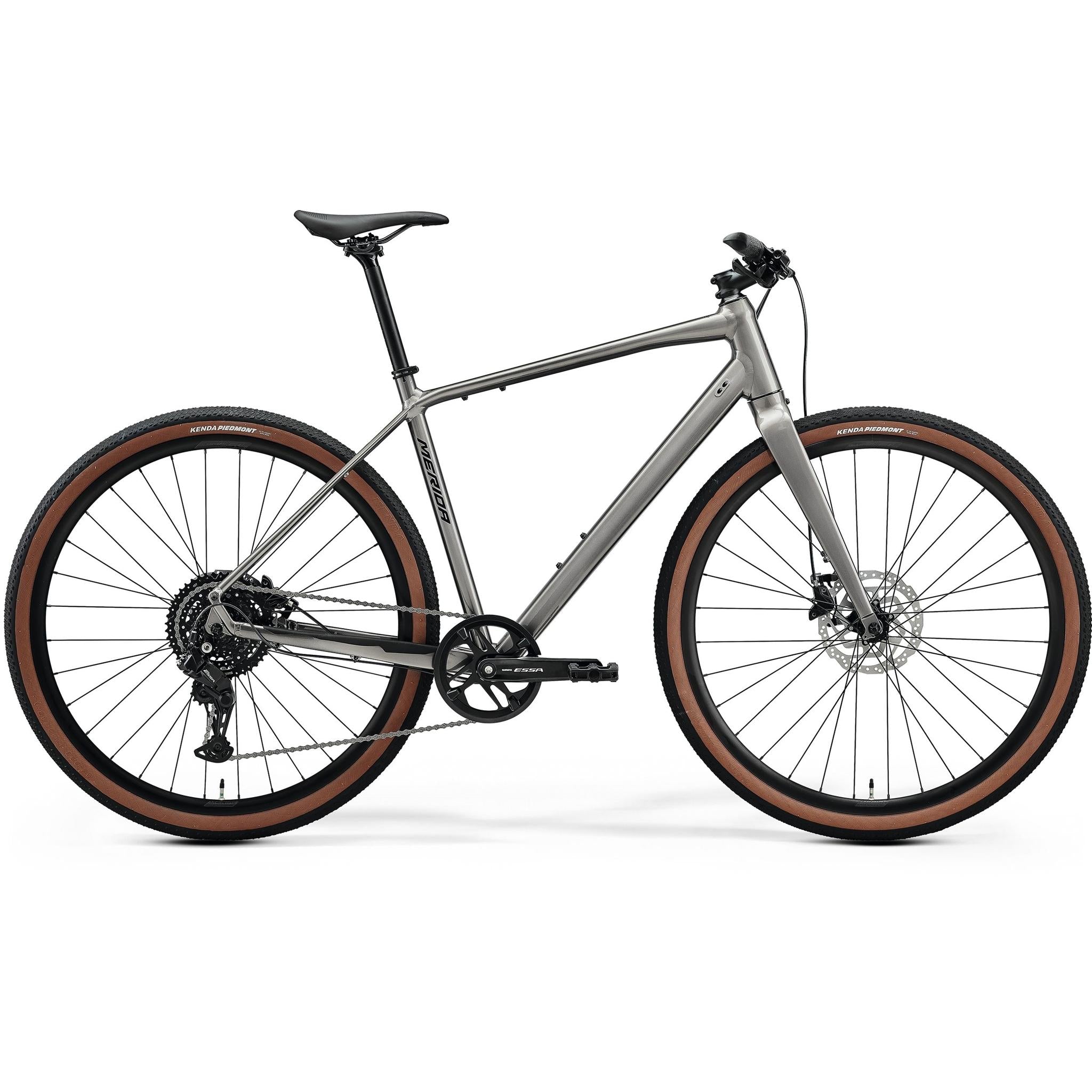 Merida Speeder 100 Flat Bar Road Bike Warm Slate Grey/Black
