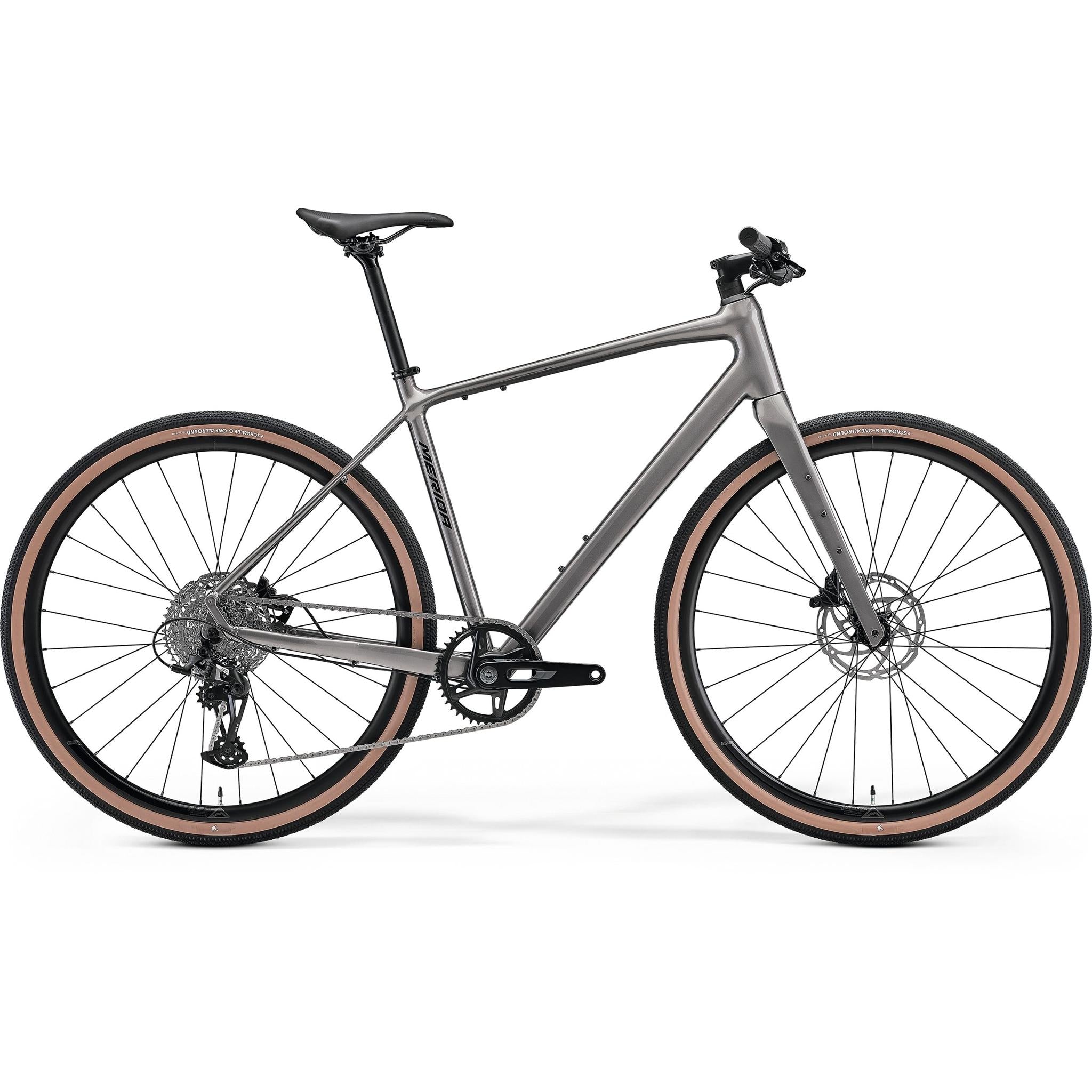Merida Speeder 500 Flat Bar Road Bike Warm Slate Grey/Black
