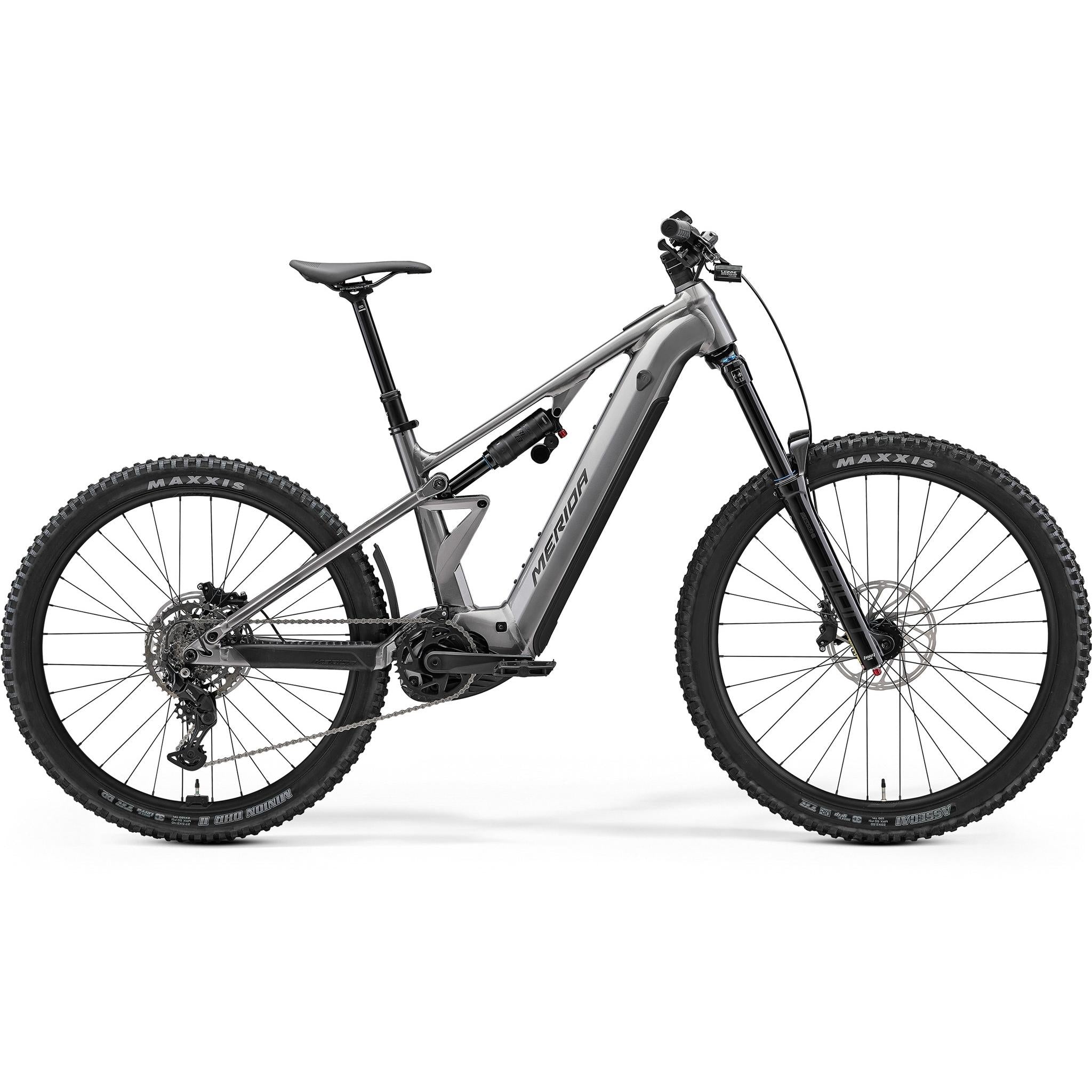 Merida eOne-Eighty 400 Electric Enduro Bike Gunmetal Grey/Black