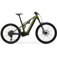 Merida eOne-Eighty FR 600 Electric Enduro Bike Anaconda Green/White