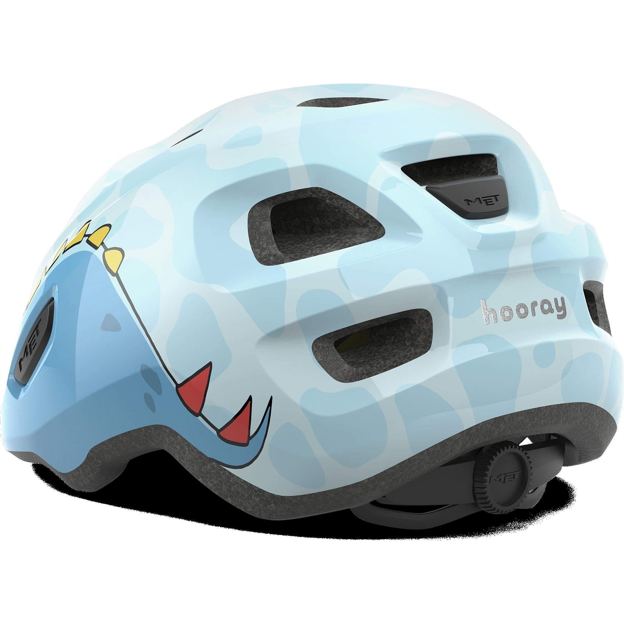 Met Hooray Kids Helmet Blue Dino