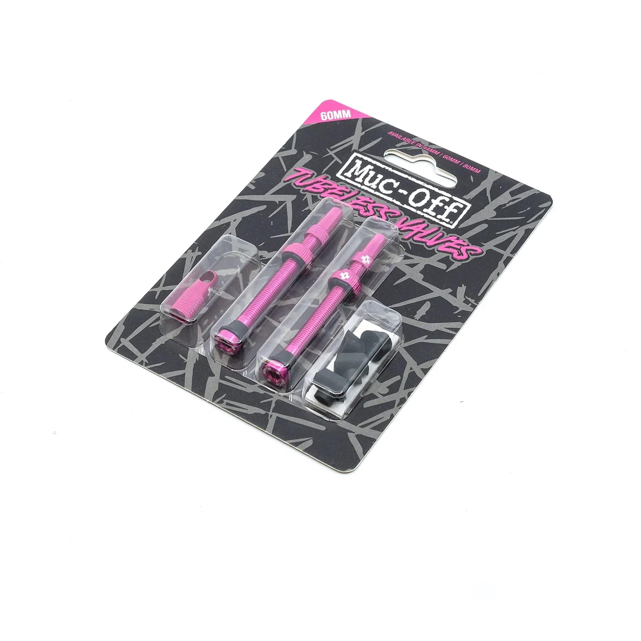 Muc-Off Tubeless Valve Kit V2 60mm Pink