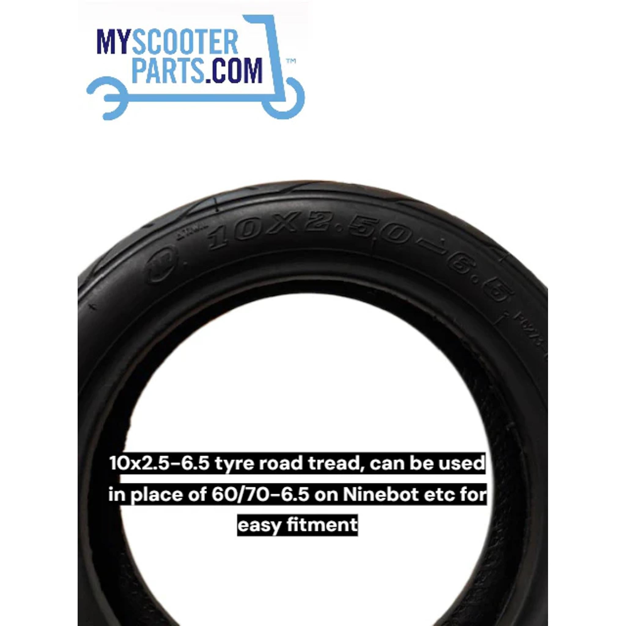 My Scooter Parts Road Tread E-Scooter Tyre 10x2.5-6.5''