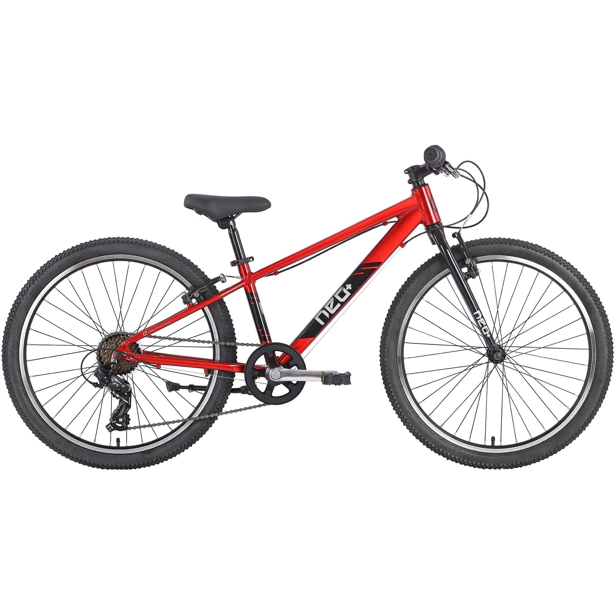 Neo+ 24'' Kids Bike 7-Speed Chrome Red