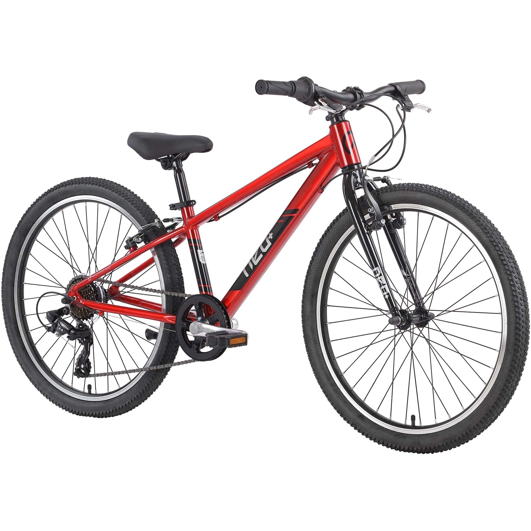 Neo+ 24'' Kids Bike 7-Speed Chrome Red
