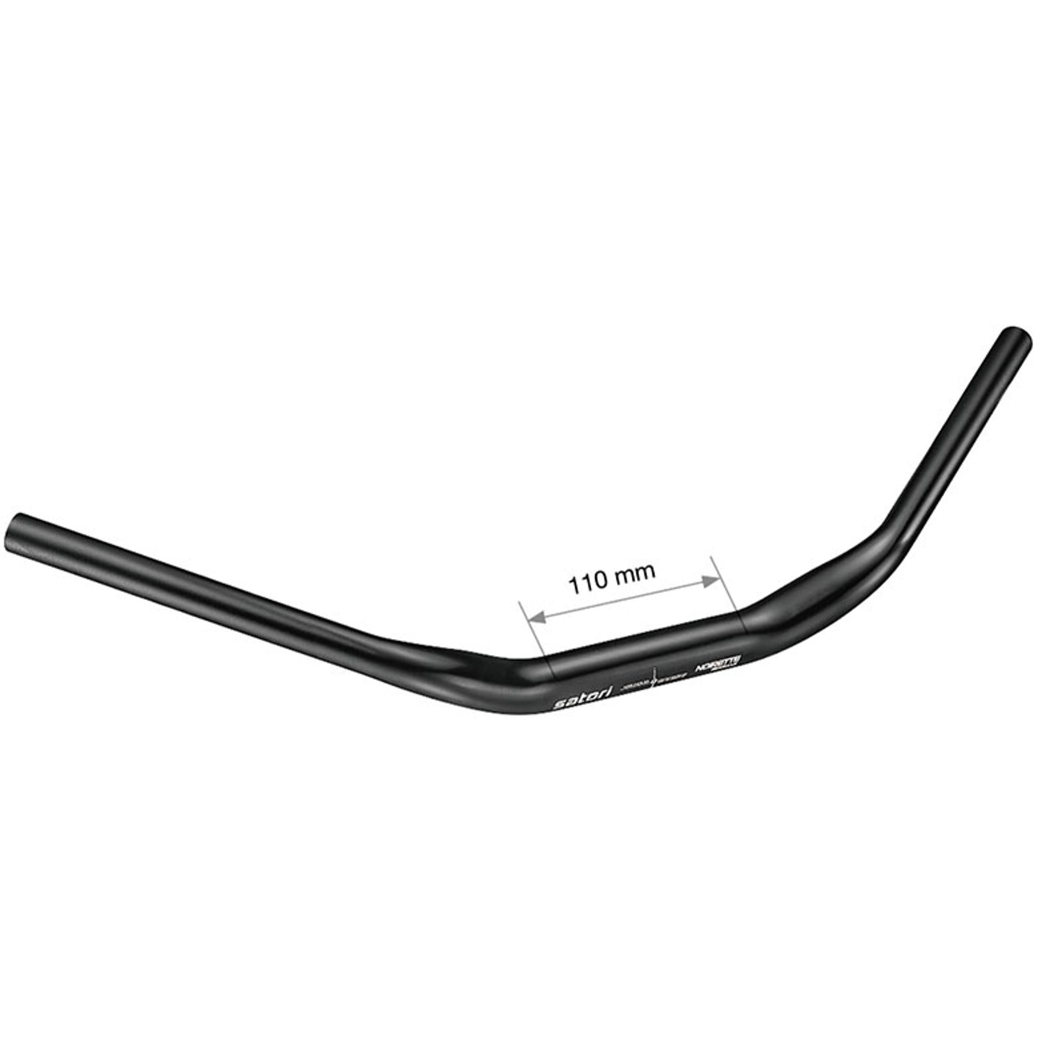 Noirette Seagull Swept-Back Recreational Handlebar 680mm Black