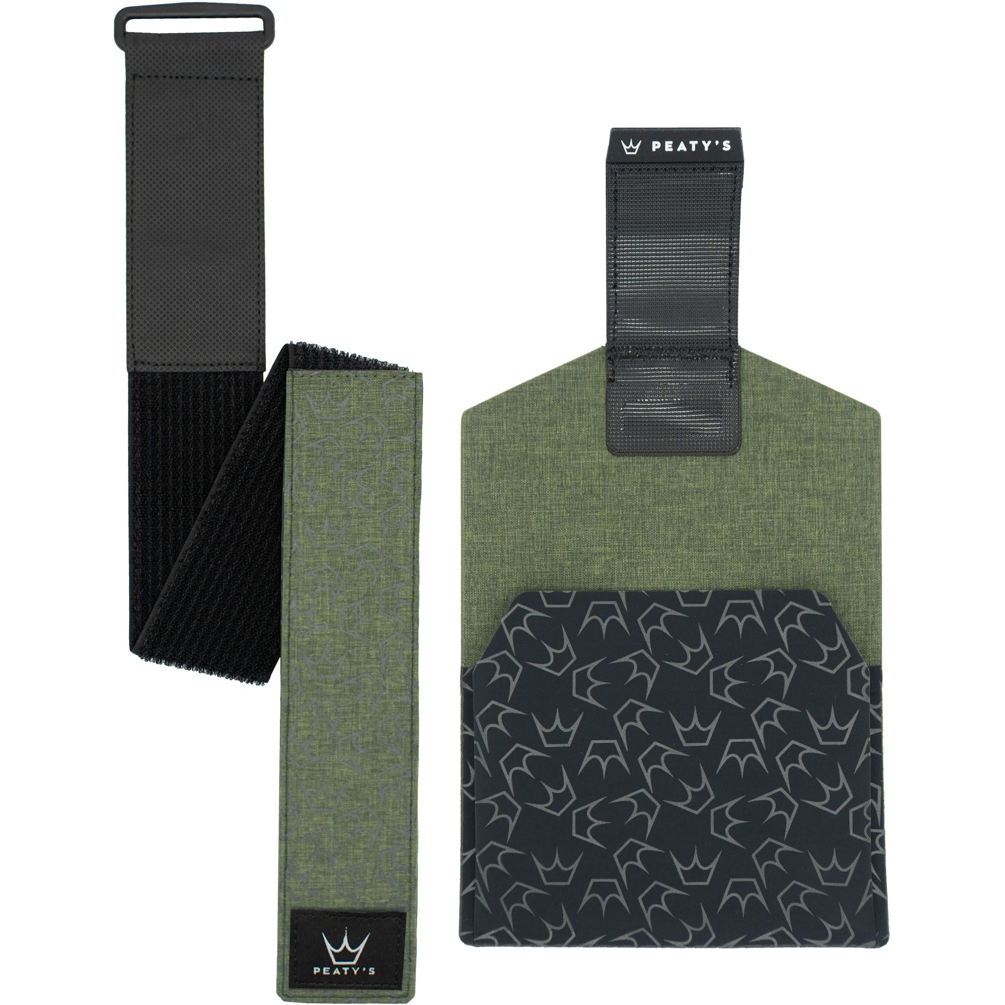 Peaty's Holdfast Trail Tool Wrap – Super sécurisé, pas de glissement ou de hochet, design modulaire, étanche, sac de rangement avec poche zippée, s'adapte n'importe où, pour VTT, route, gravier, Ebike