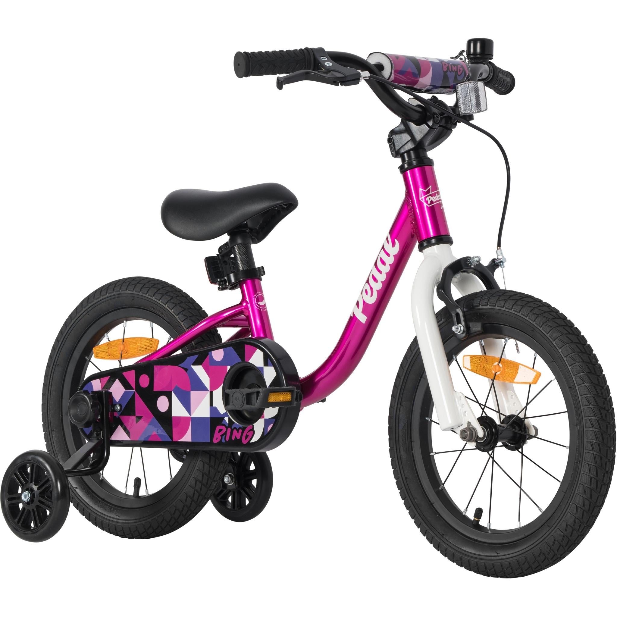 Pedal Bing 14'' Kids Bike Pink/White