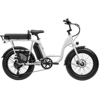 Pedal Brewer Electric Cruiser Bike White 560Wh