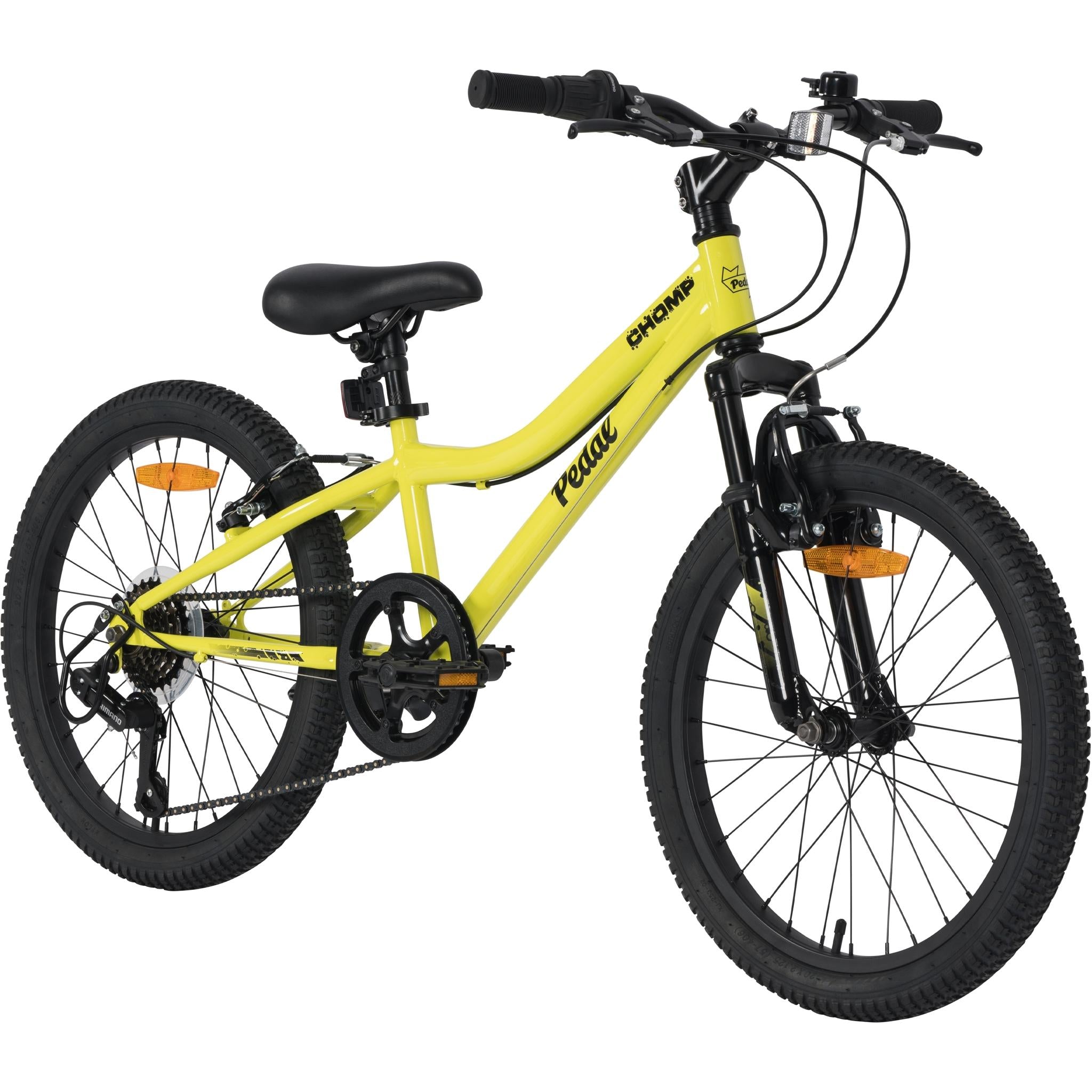 Pedal Chomp Steel 20'' Kids Bike Green Flash