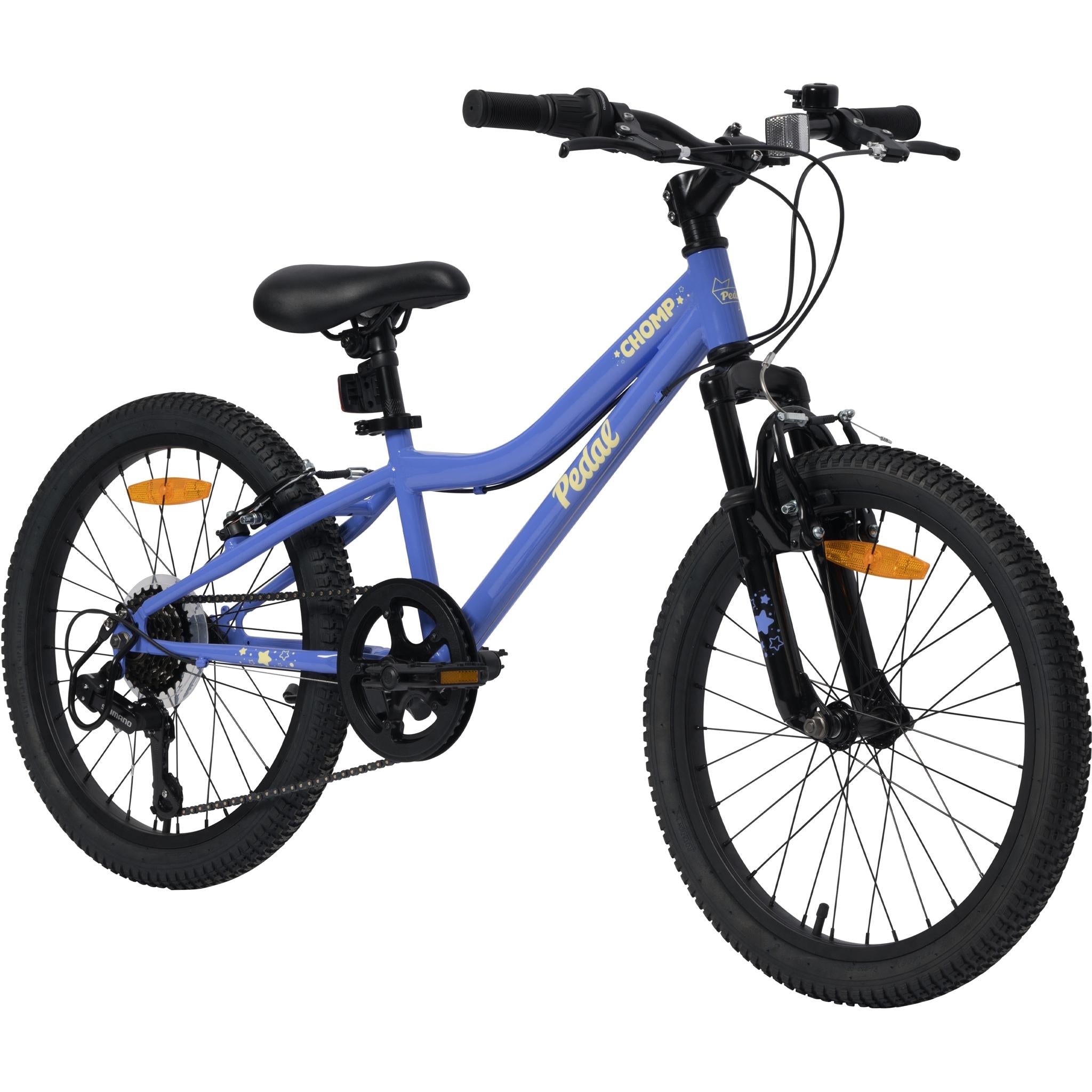 Pedal Chomp Steel 20'' Kids Bike Lilac Night