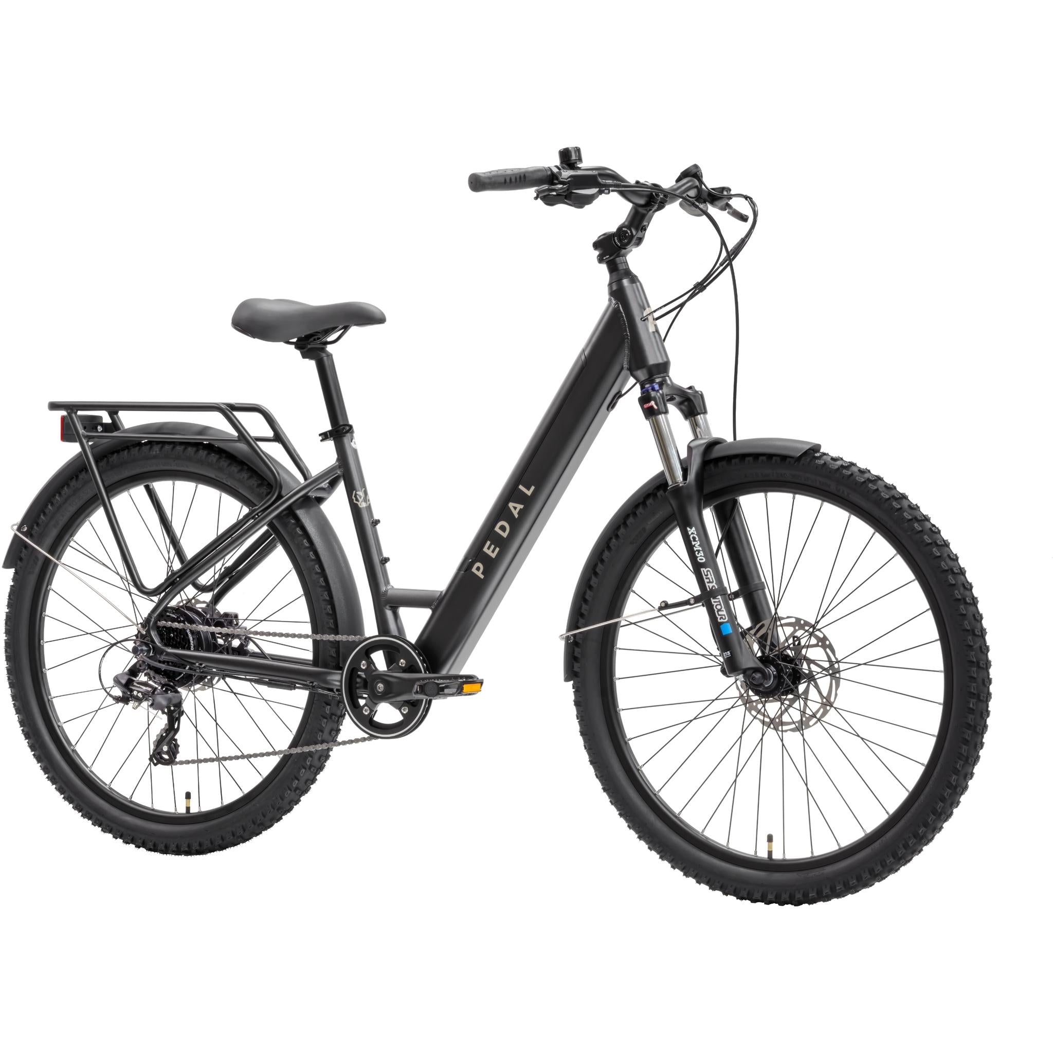 Pedal Coyote 3 ST Tour Electric Hardtail Mountain Bike Satin Black