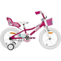 Pedal Hoot Alloy 16'' Kids Bike Pink/White