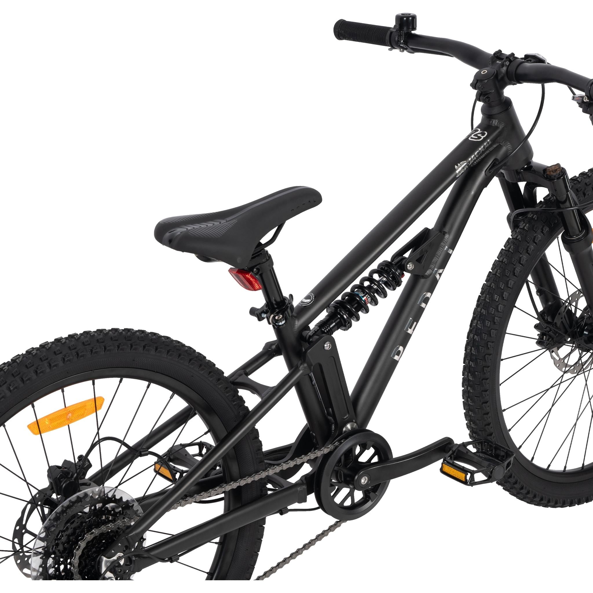 Pedal Jackal DS 24'' Kids Dual-Suspension Mountain Bike Cosmic Black