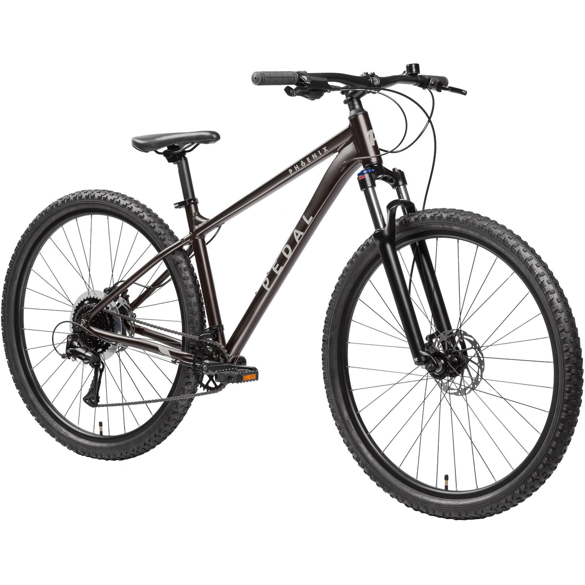 Pedal Phoenix 3 Hardtail Mountain Bike Satin Black – 99 Bikes